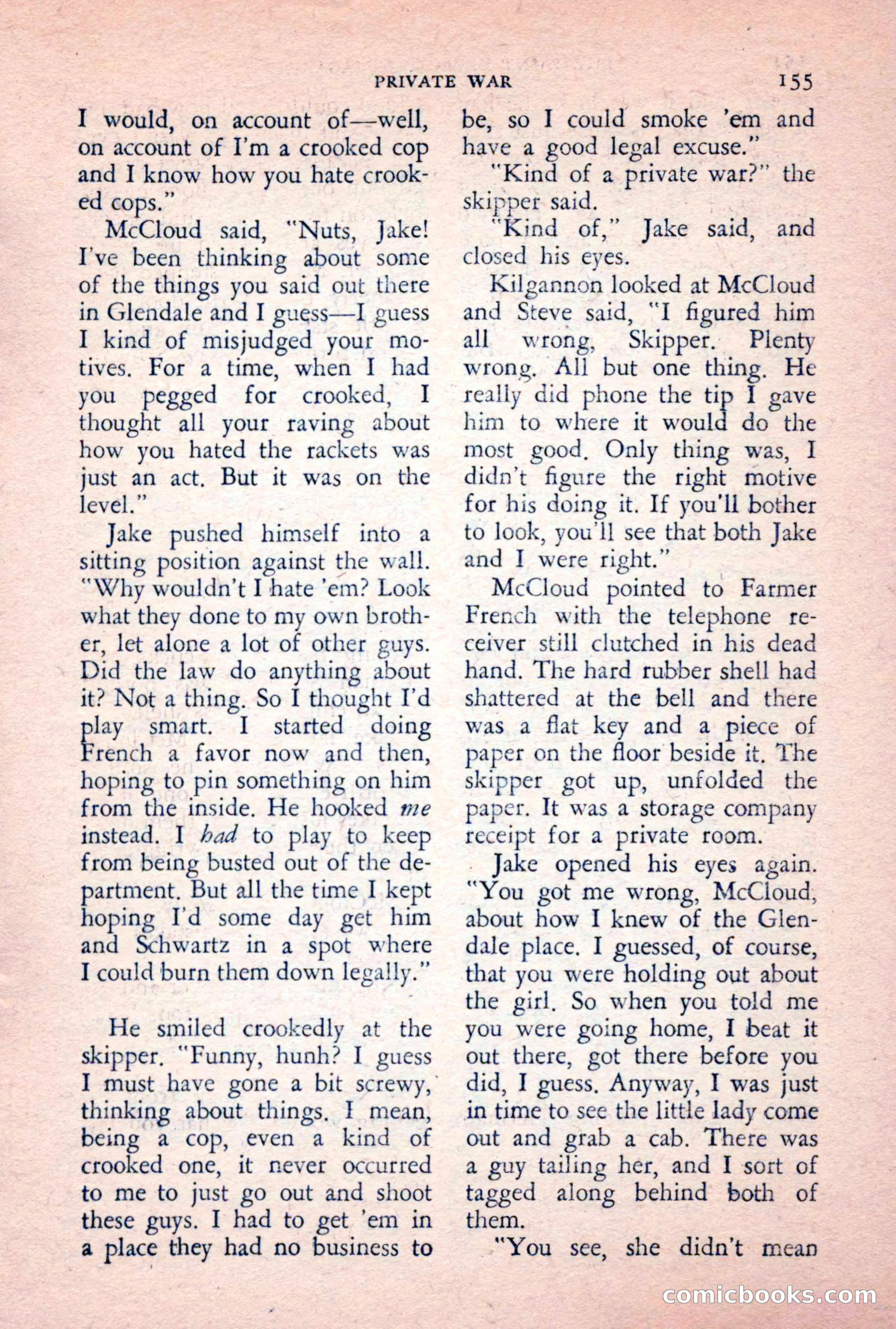 The Saint Detective Magazine, February 1956 — page 157 of 164