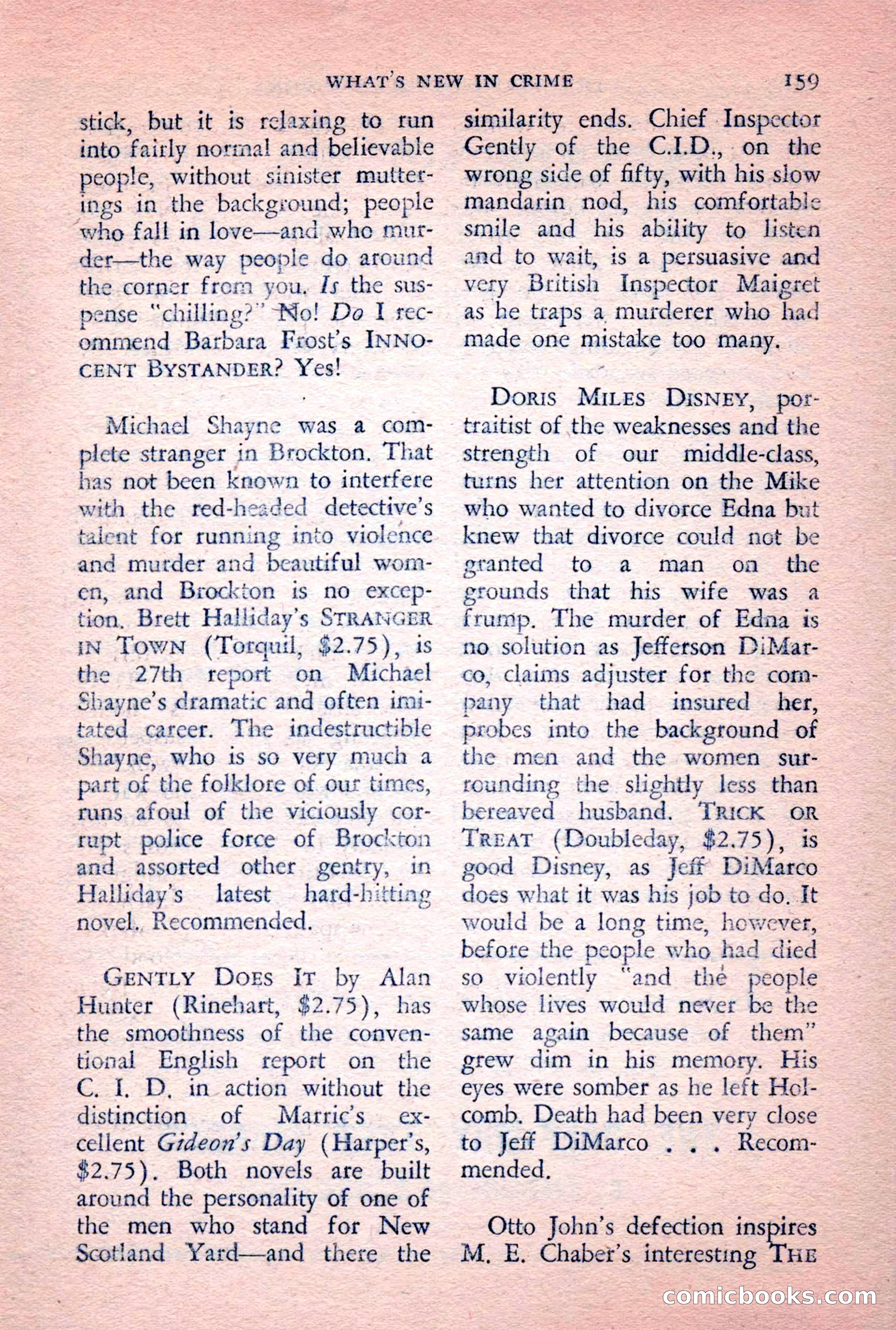 The Saint Detective Magazine, February 1956 — page 161 of 164