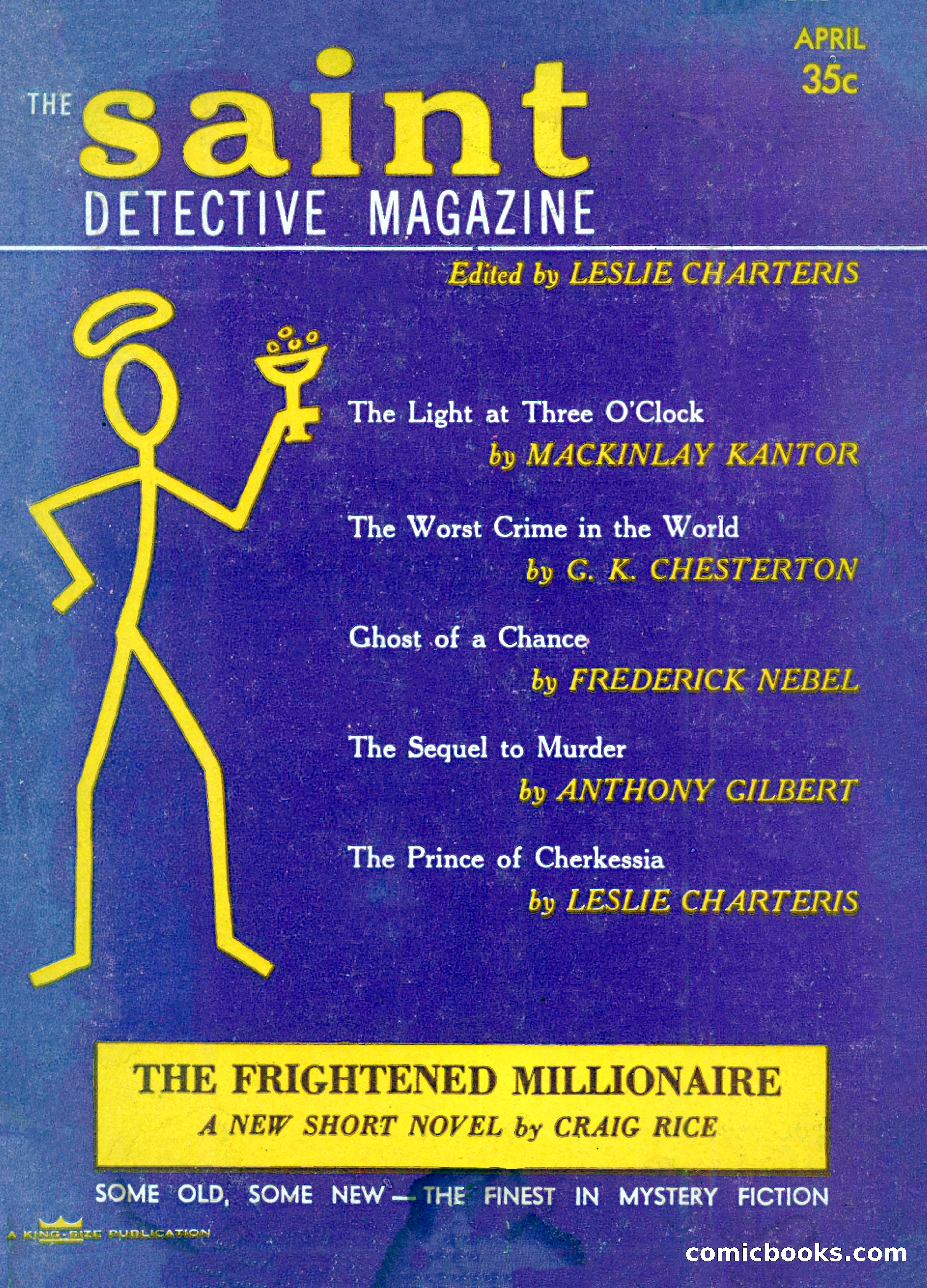 The Saint Detective Magazine, April 1956