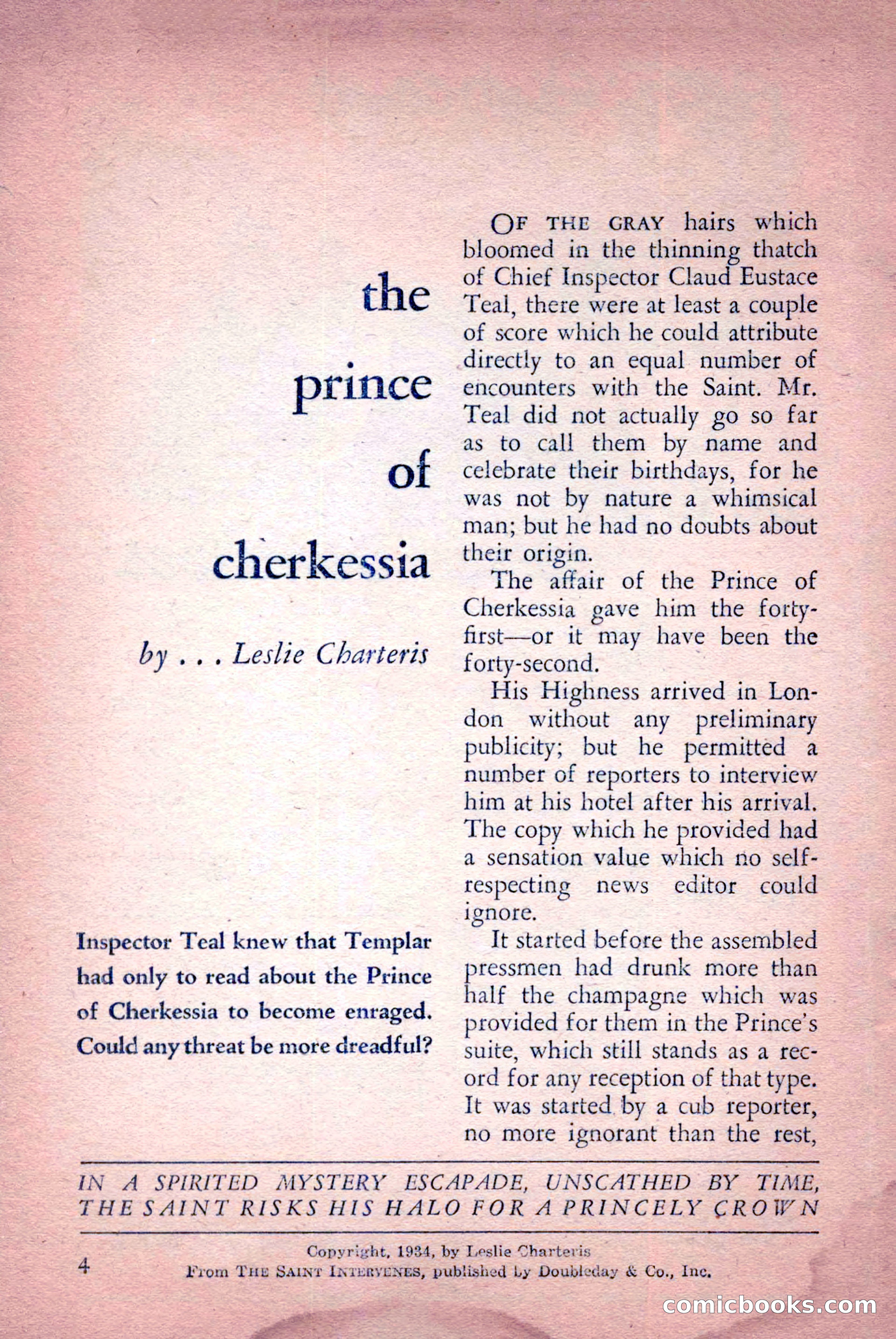 The Saint Detective Magazine, April 1956 — page 6 of 164