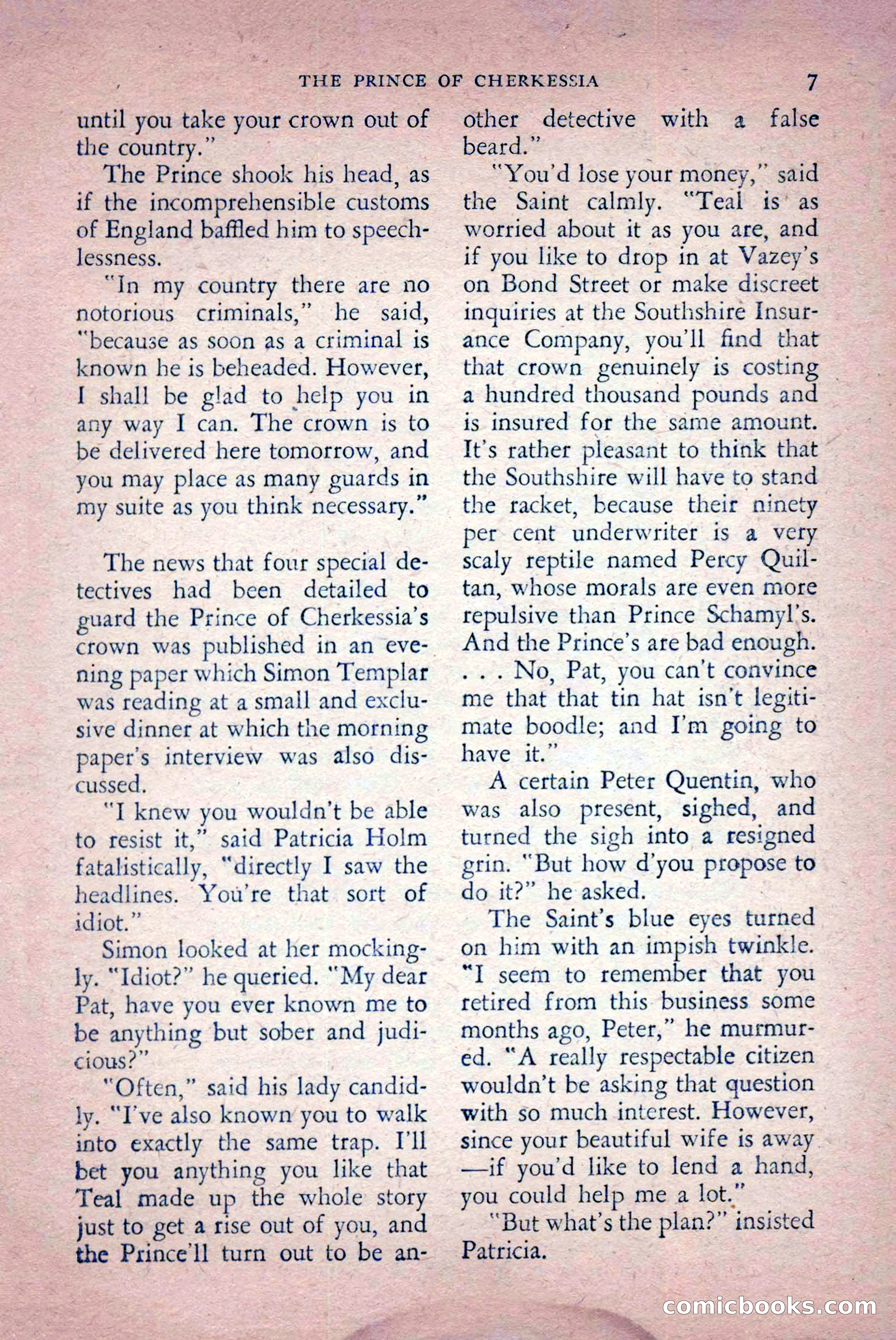 The Saint Detective Magazine, April 1956 — page 9 of 164