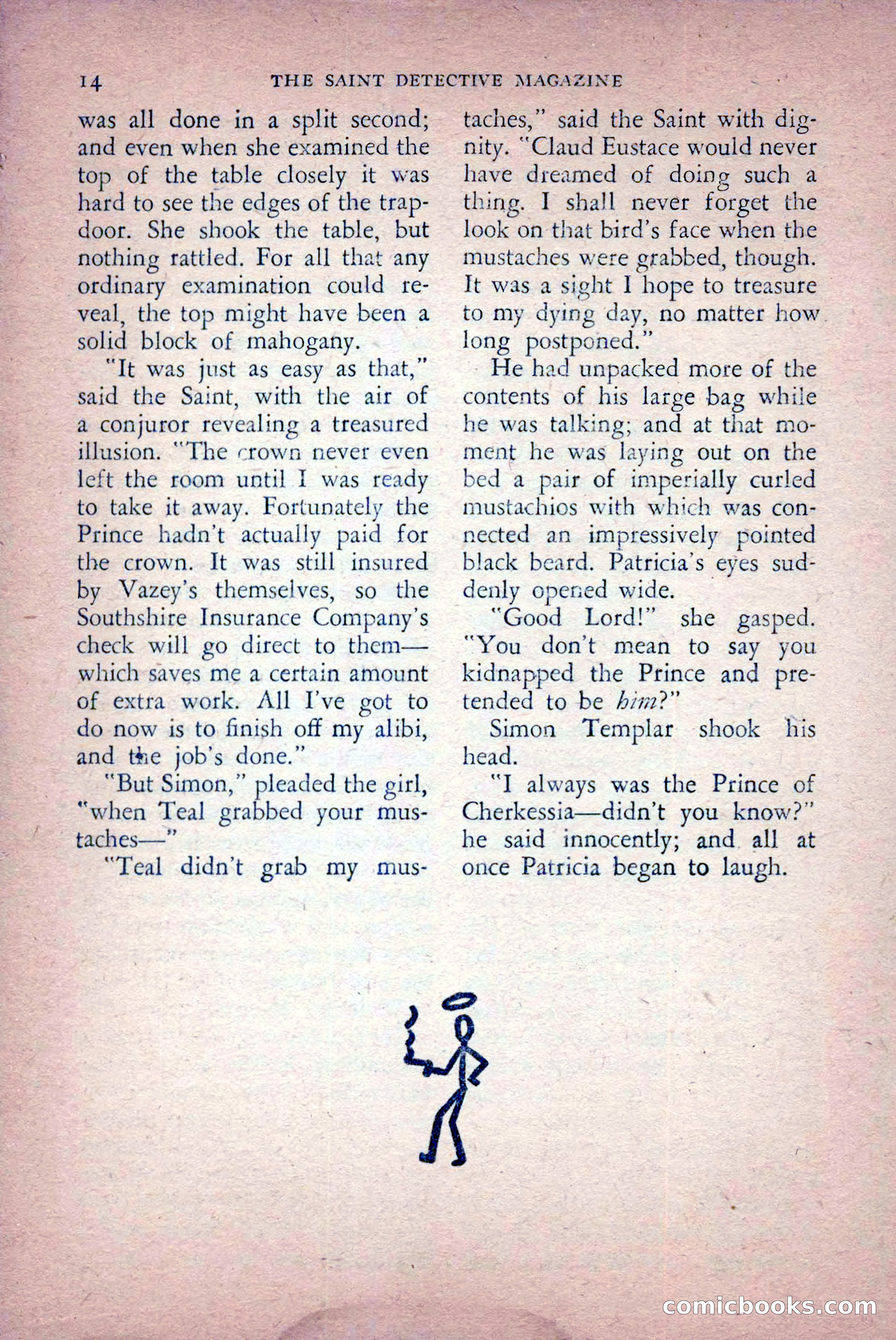 The Saint Detective Magazine, April 1956 — page 16 of 164