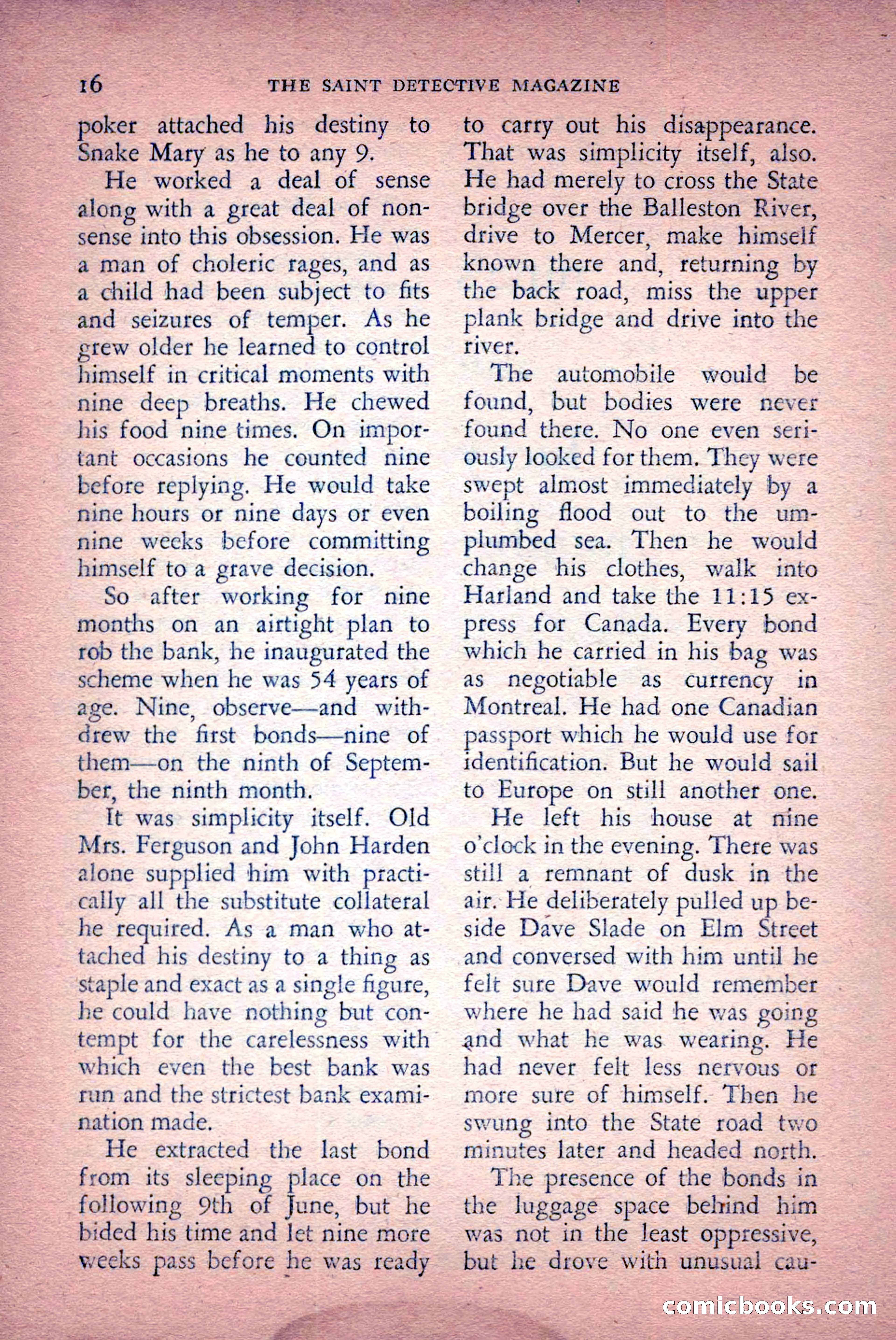 The Saint Detective Magazine, April 1956 — page 18 of 164