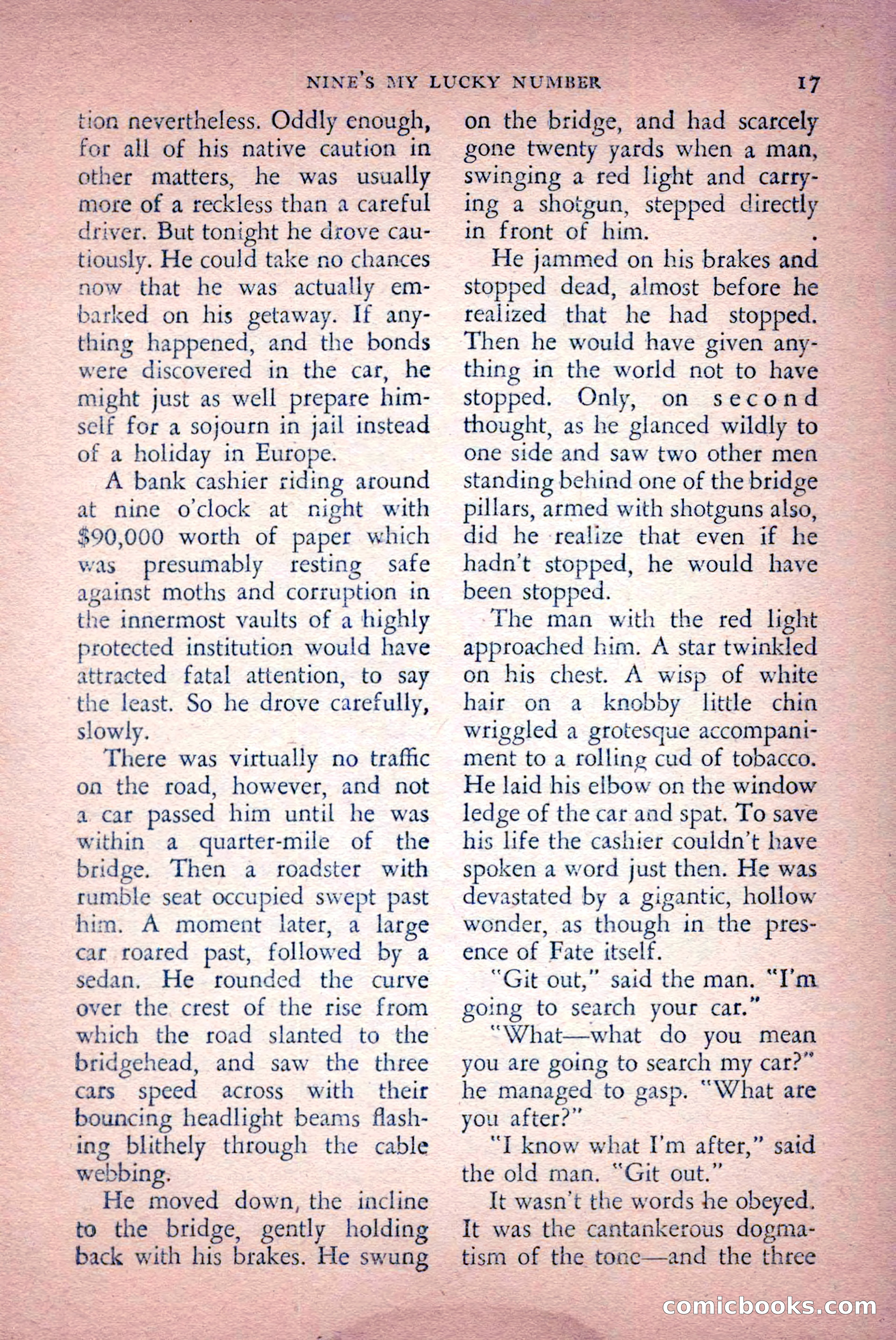 The Saint Detective Magazine, April 1956 — page 19 of 164