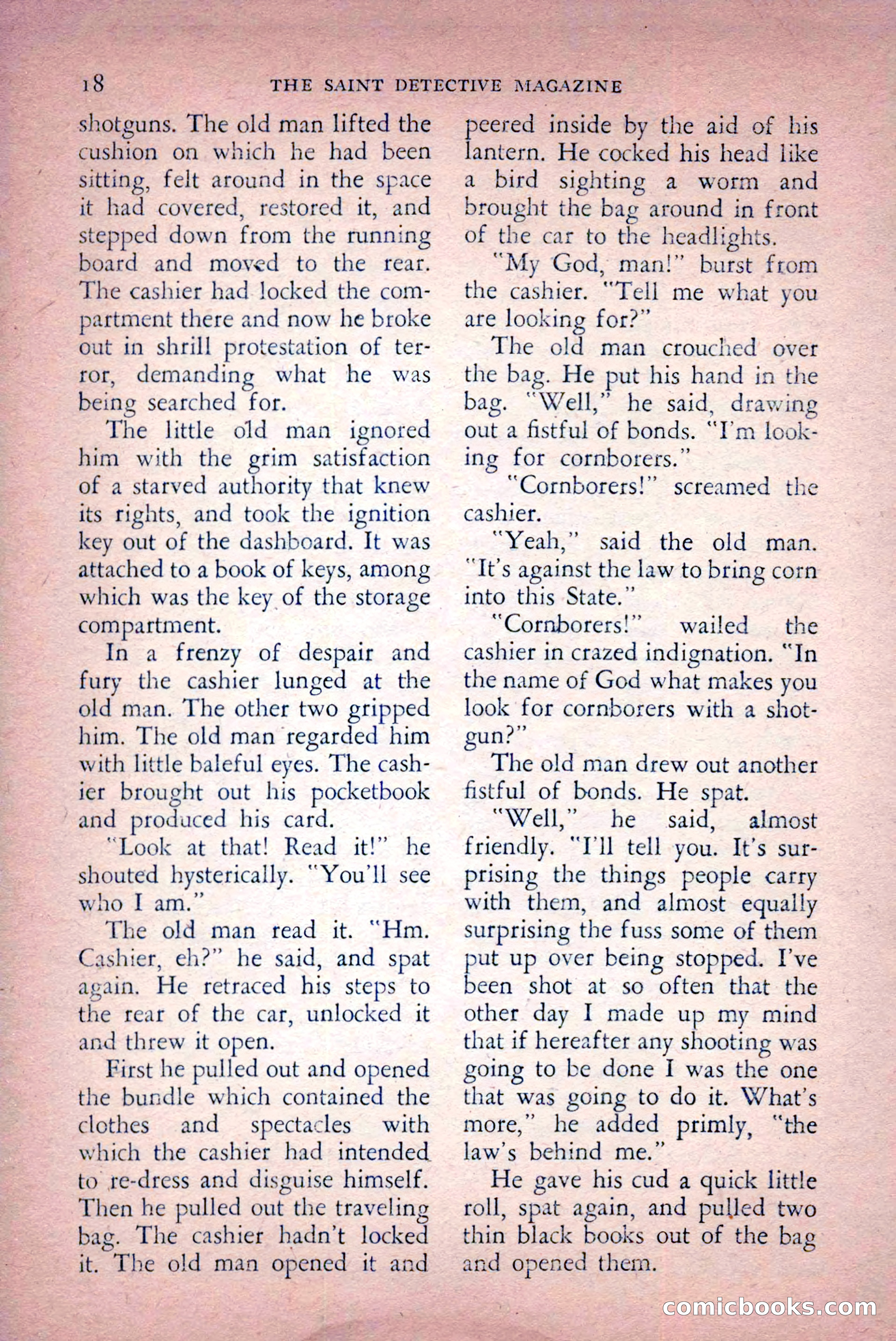The Saint Detective Magazine, April 1956 — page 20 of 164