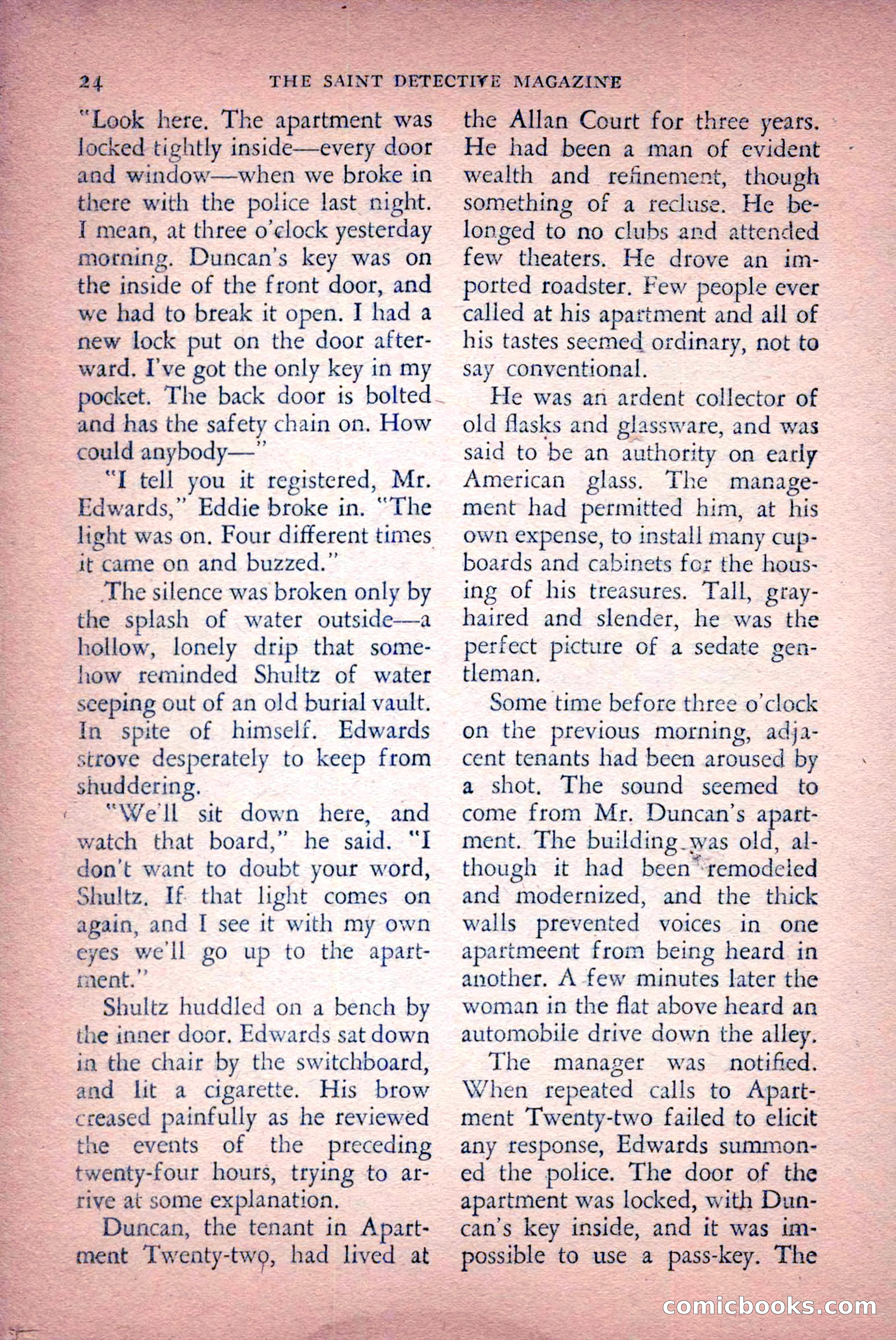 The Saint Detective Magazine, April 1956 — page 26 of 164