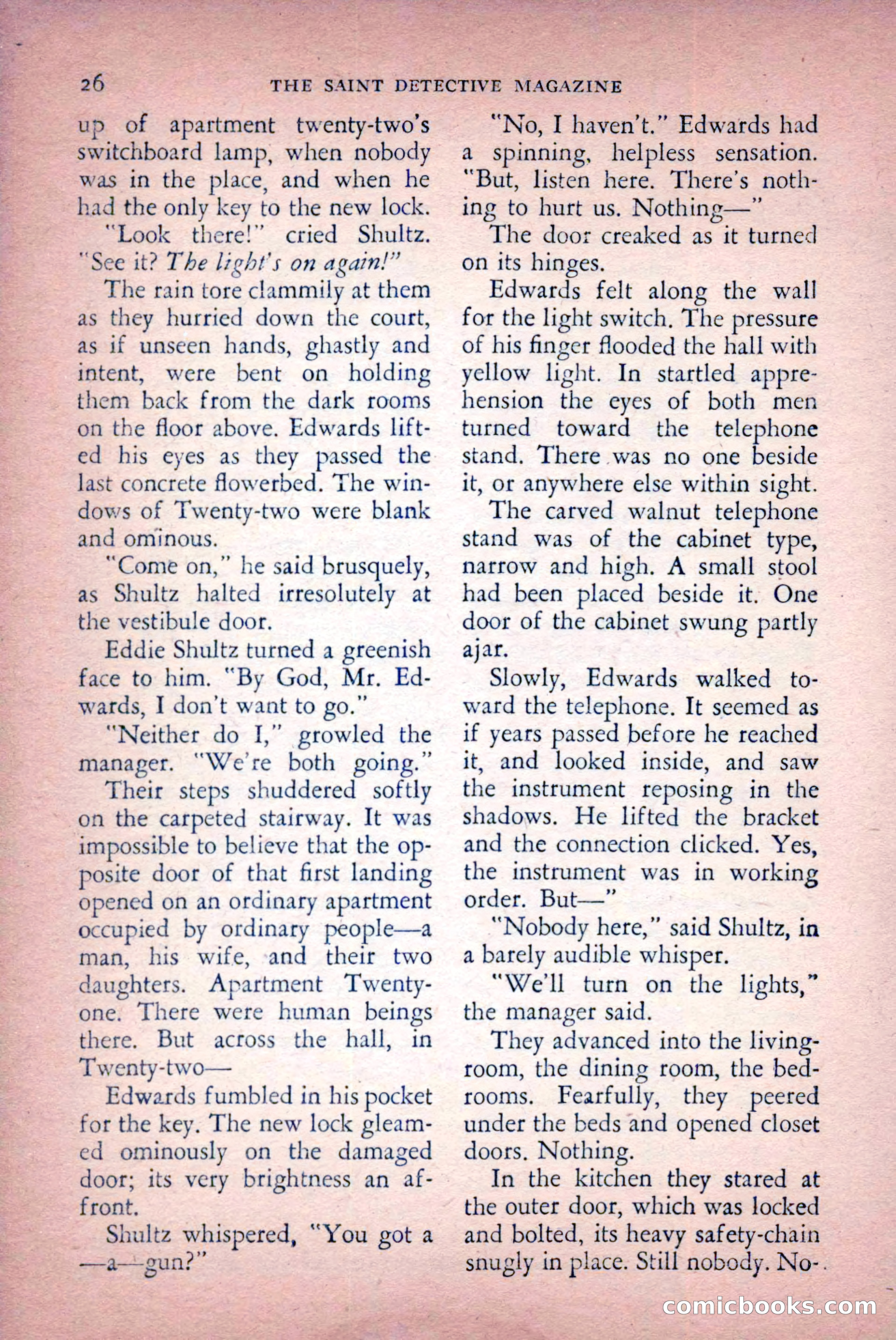 The Saint Detective Magazine, April 1956 — page 28 of 164