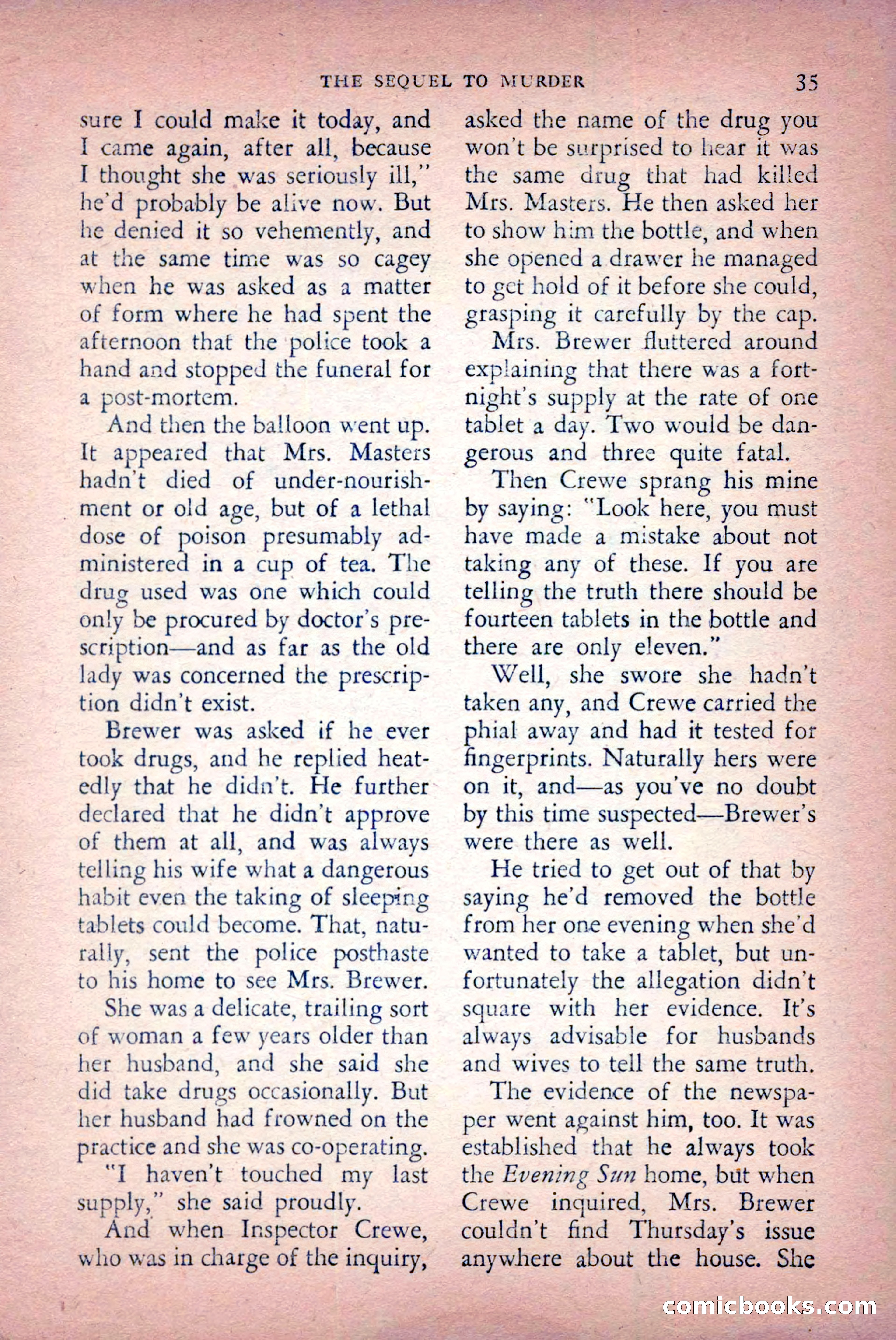 The Saint Detective Magazine, April 1956 — page 37 of 164
