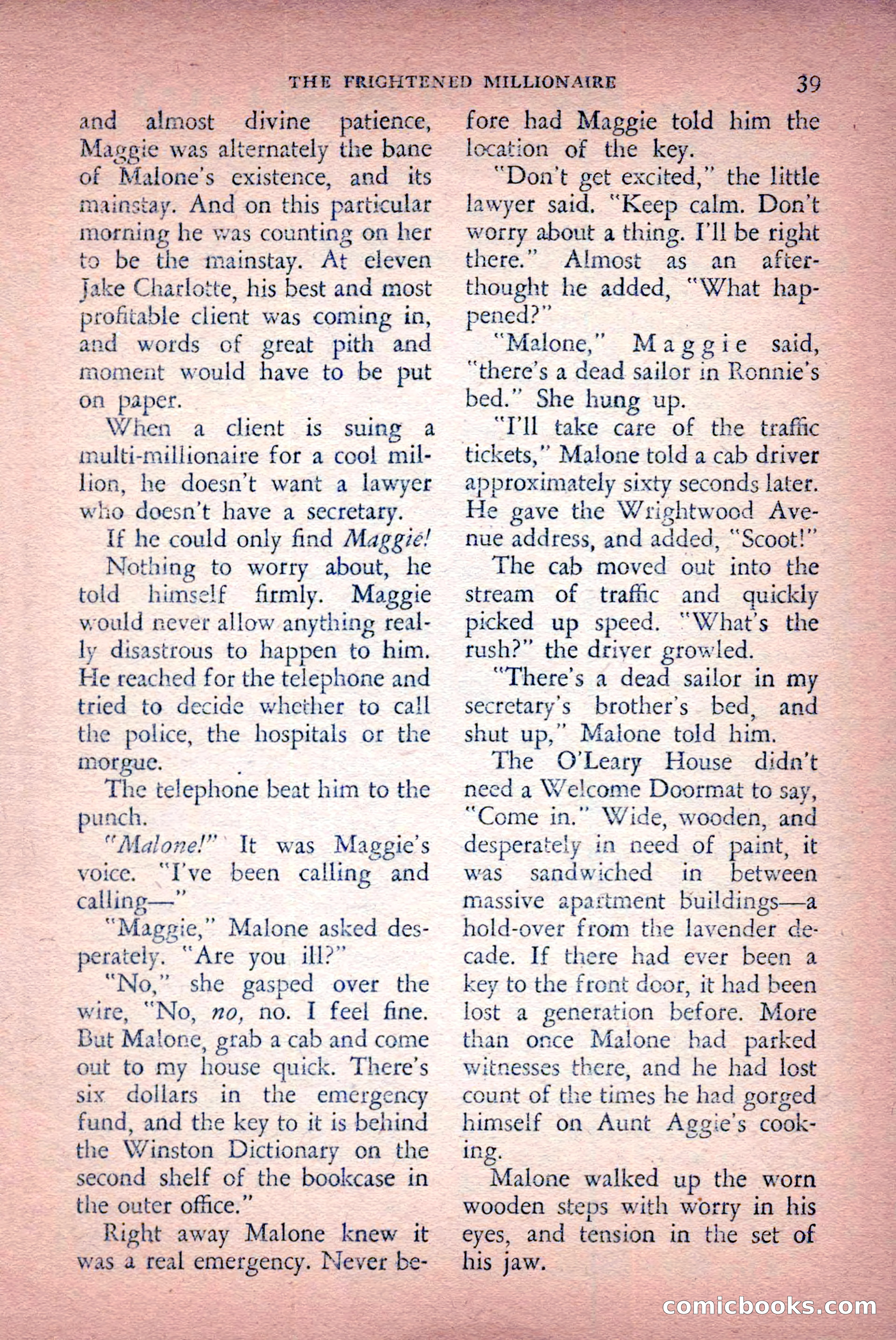 The Saint Detective Magazine, April 1956 — page 41 of 164