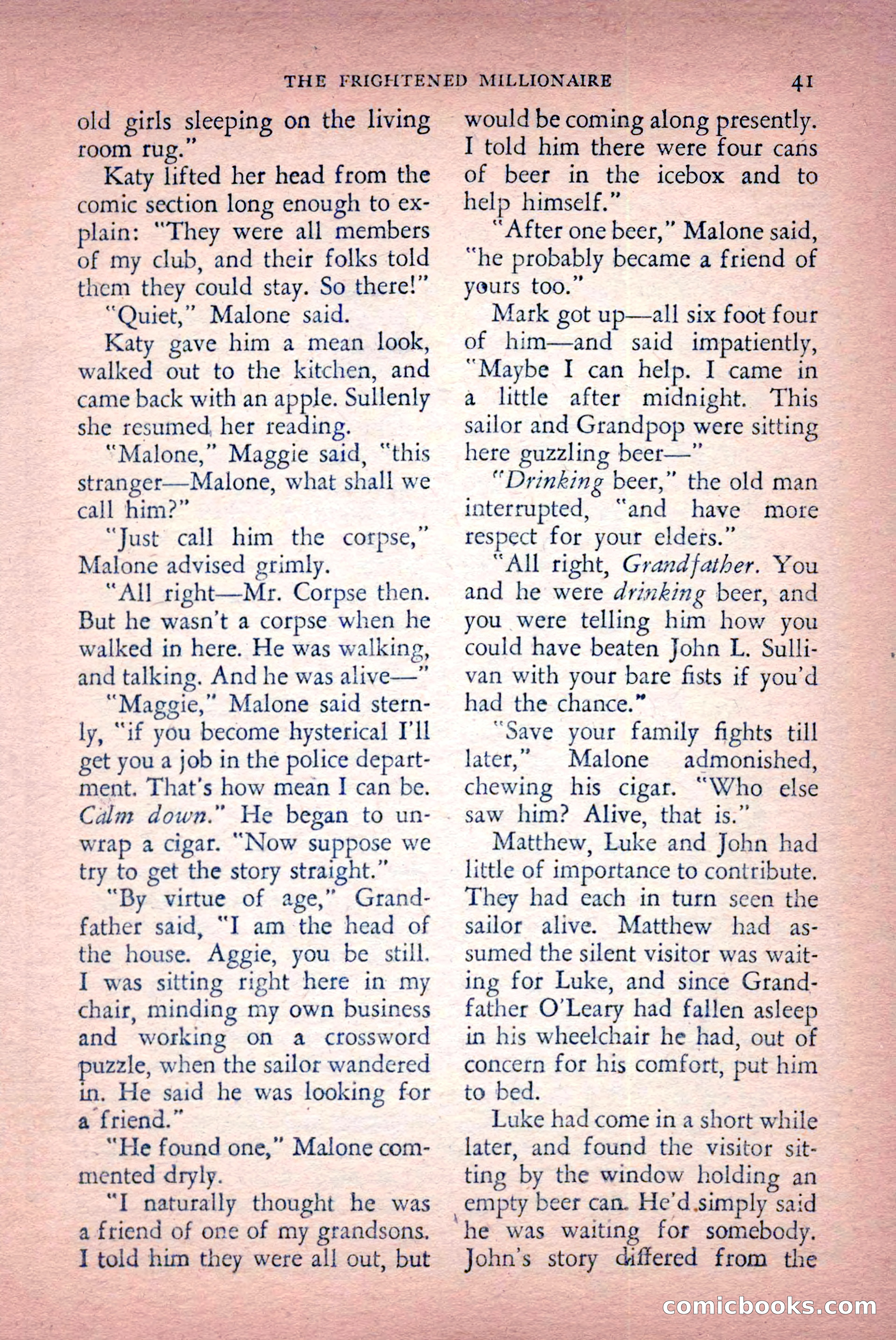 The Saint Detective Magazine, April 1956 — page 43 of 164