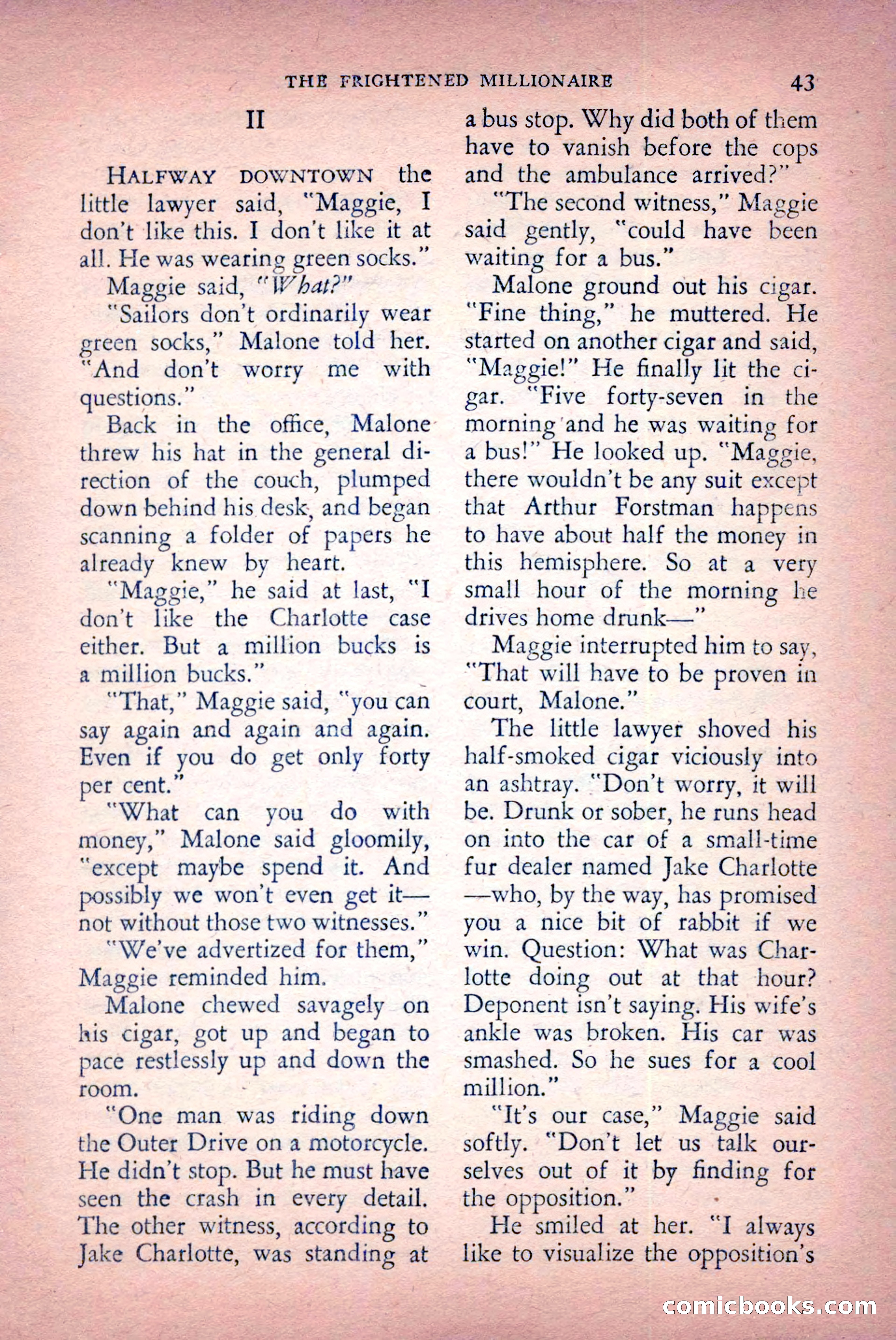The Saint Detective Magazine, April 1956 — page 45 of 164
