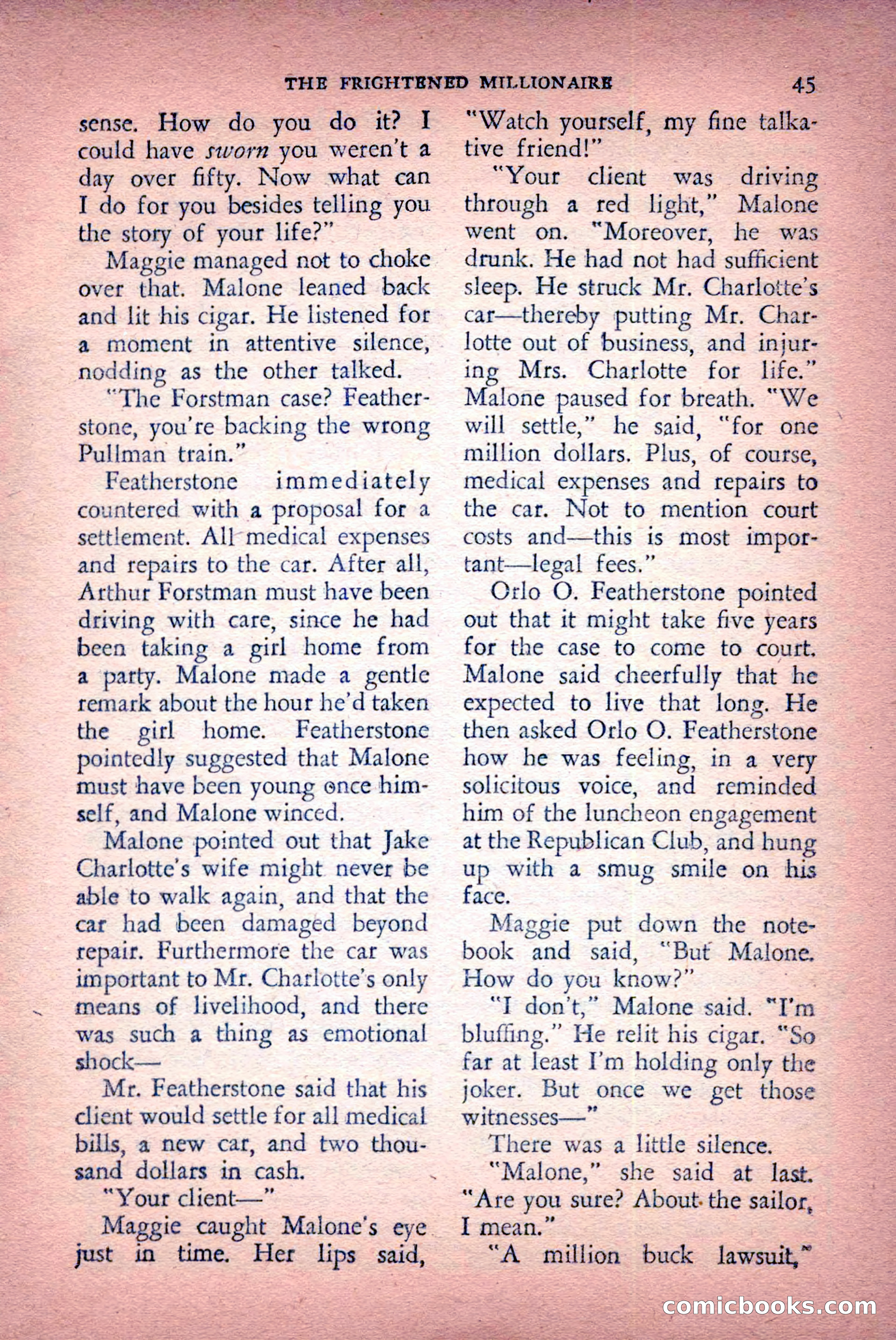 The Saint Detective Magazine, April 1956 — page 47 of 164