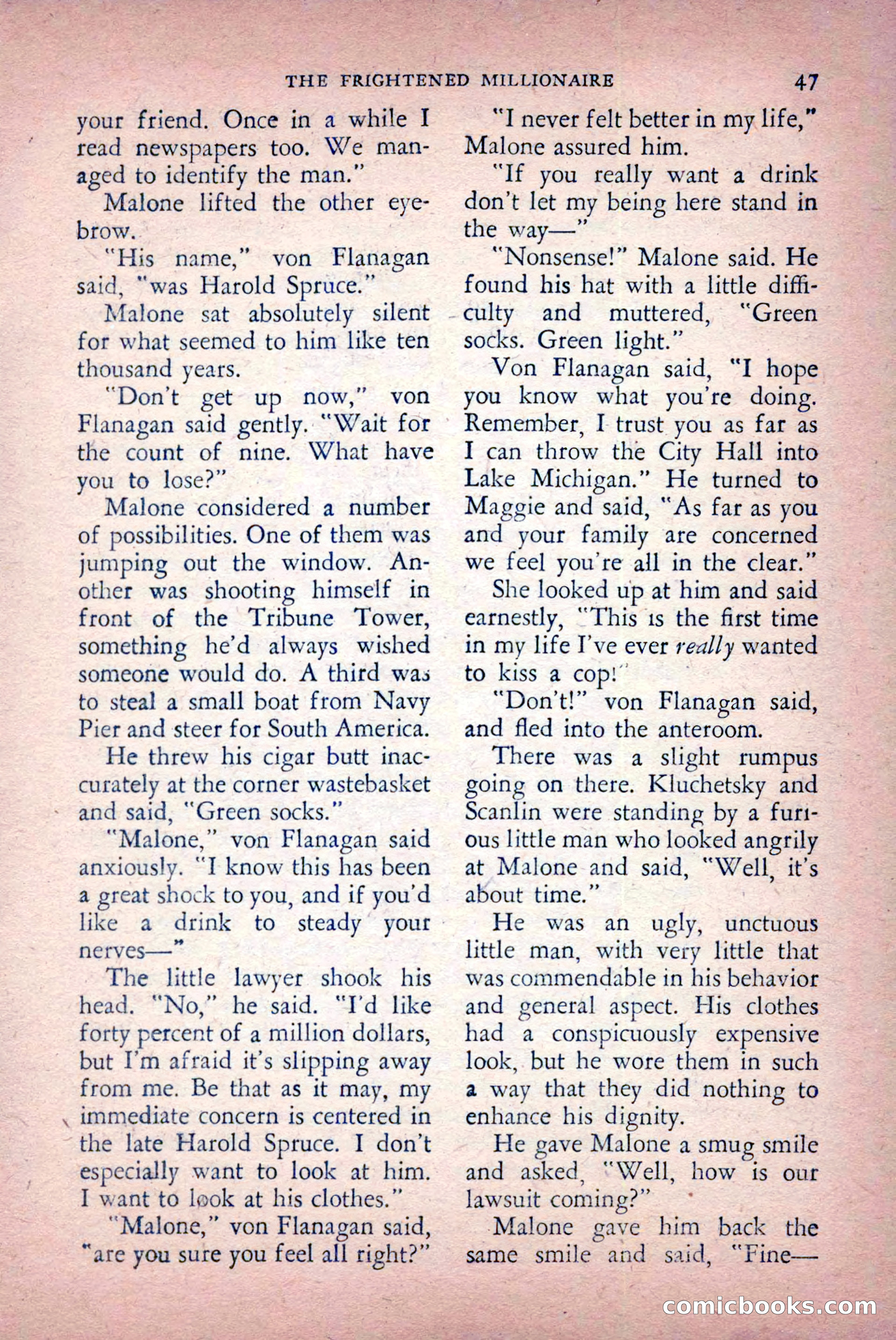 The Saint Detective Magazine, April 1956 — page 49 of 164