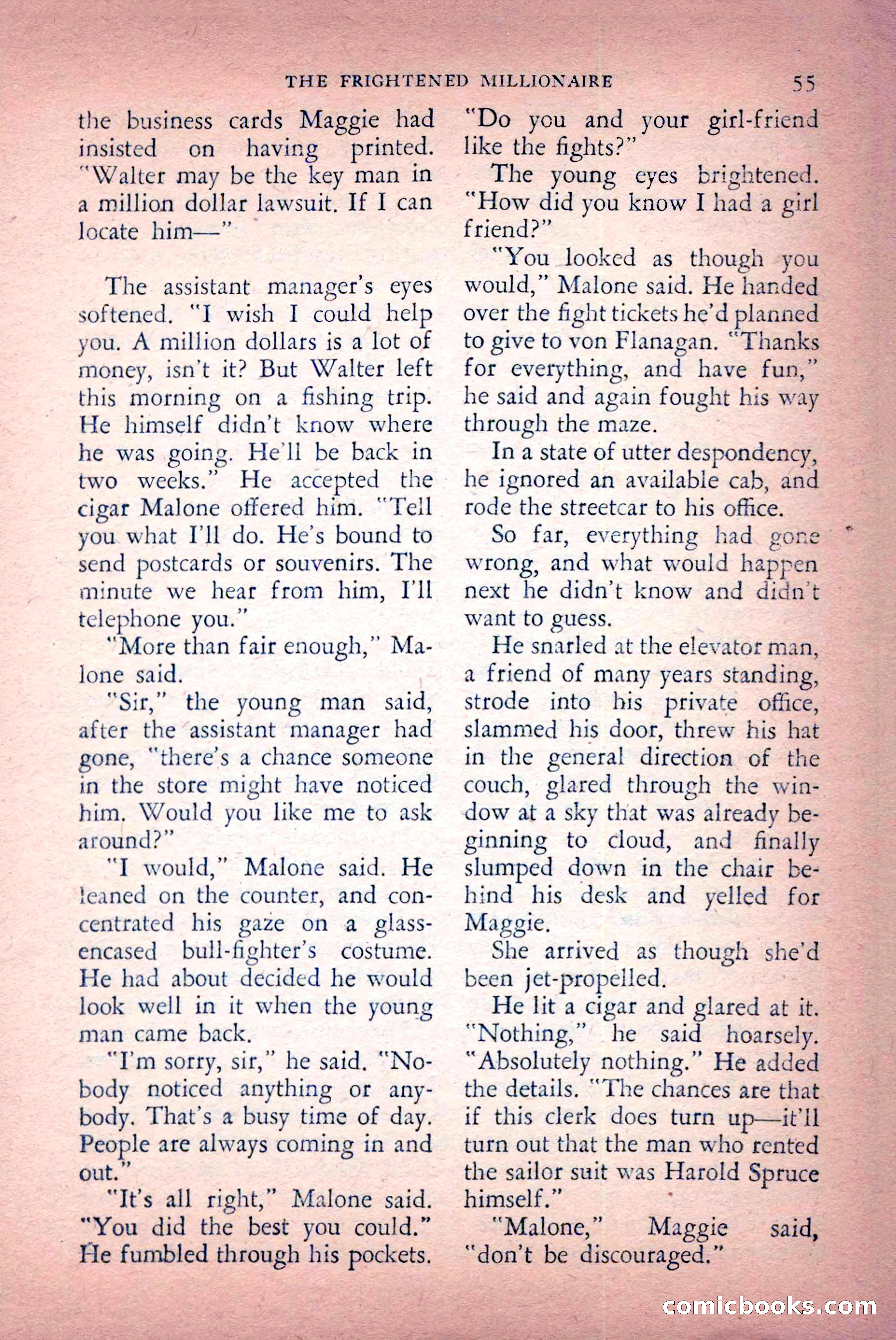 The Saint Detective Magazine, April 1956 — page 57 of 164