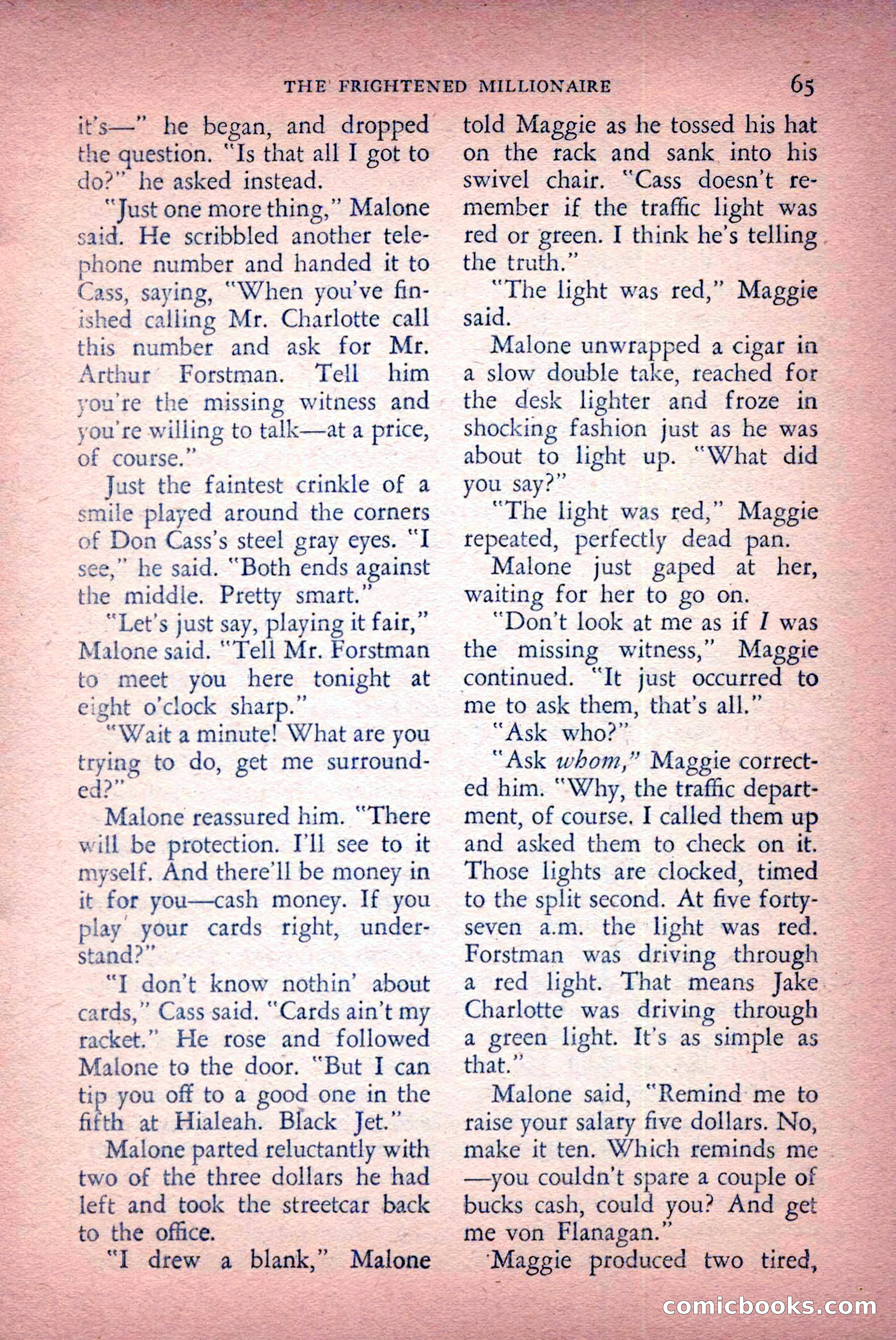 The Saint Detective Magazine, April 1956 — page 67 of 164