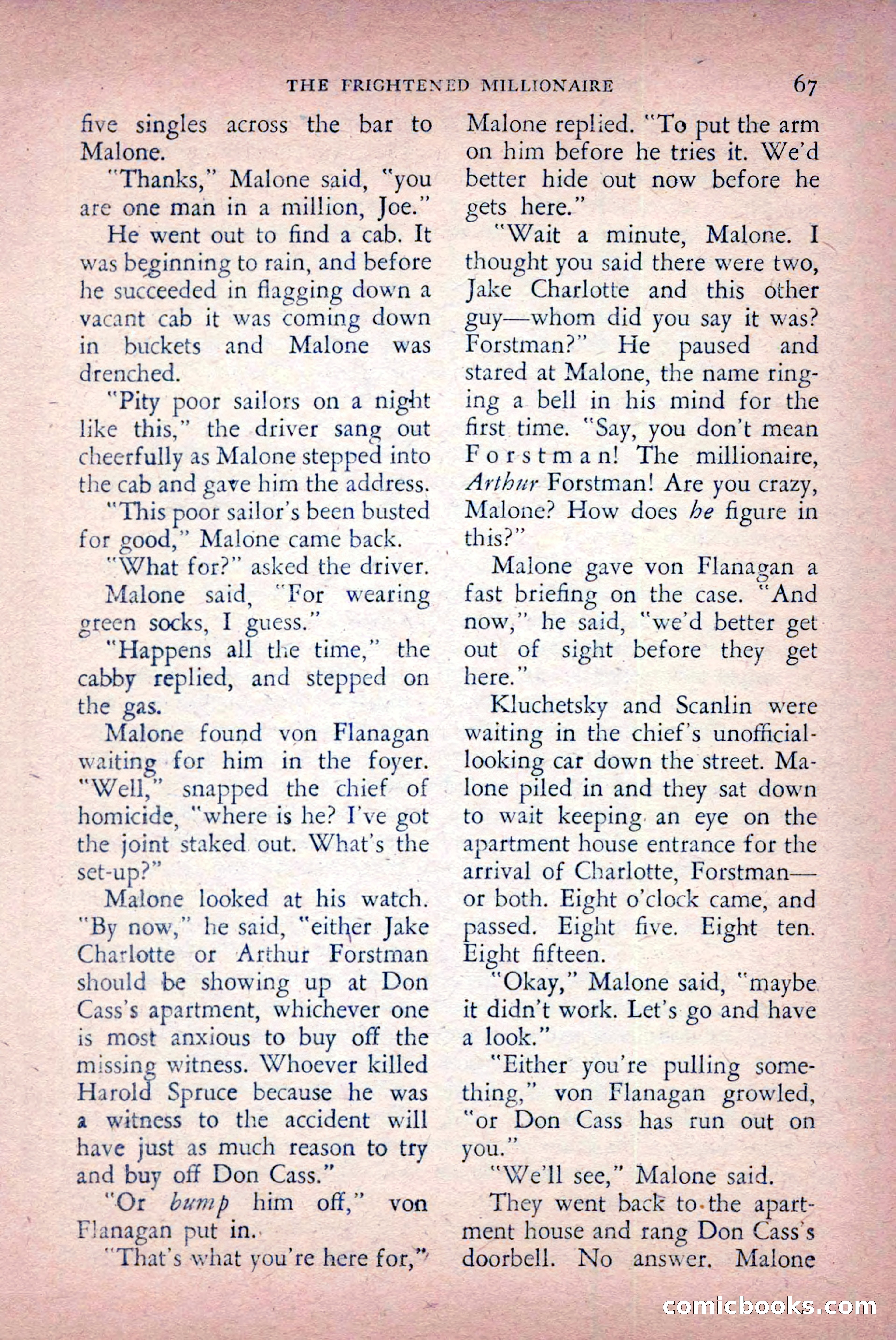 The Saint Detective Magazine, April 1956 — page 69 of 164
