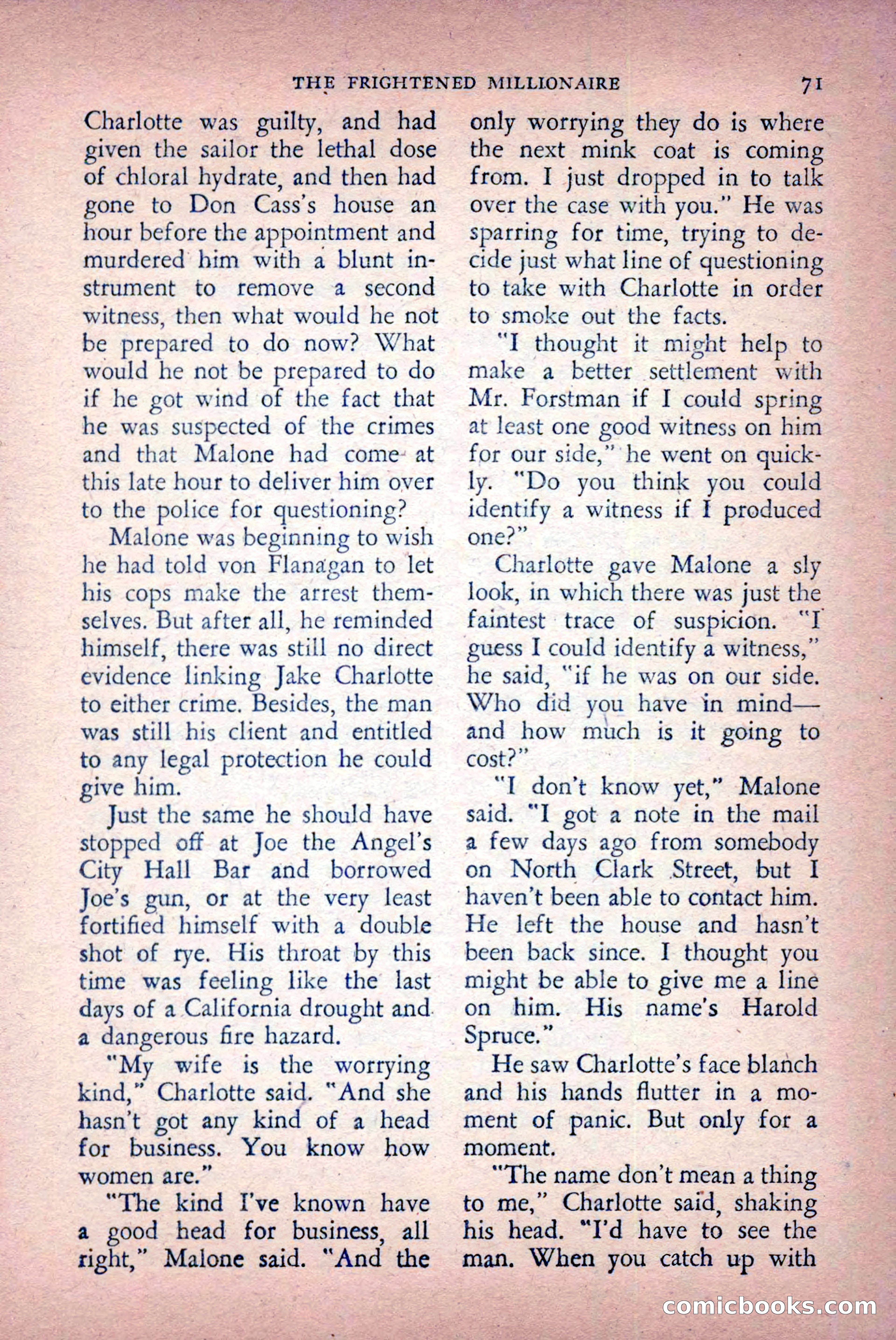 The Saint Detective Magazine, April 1956 — page 73 of 164