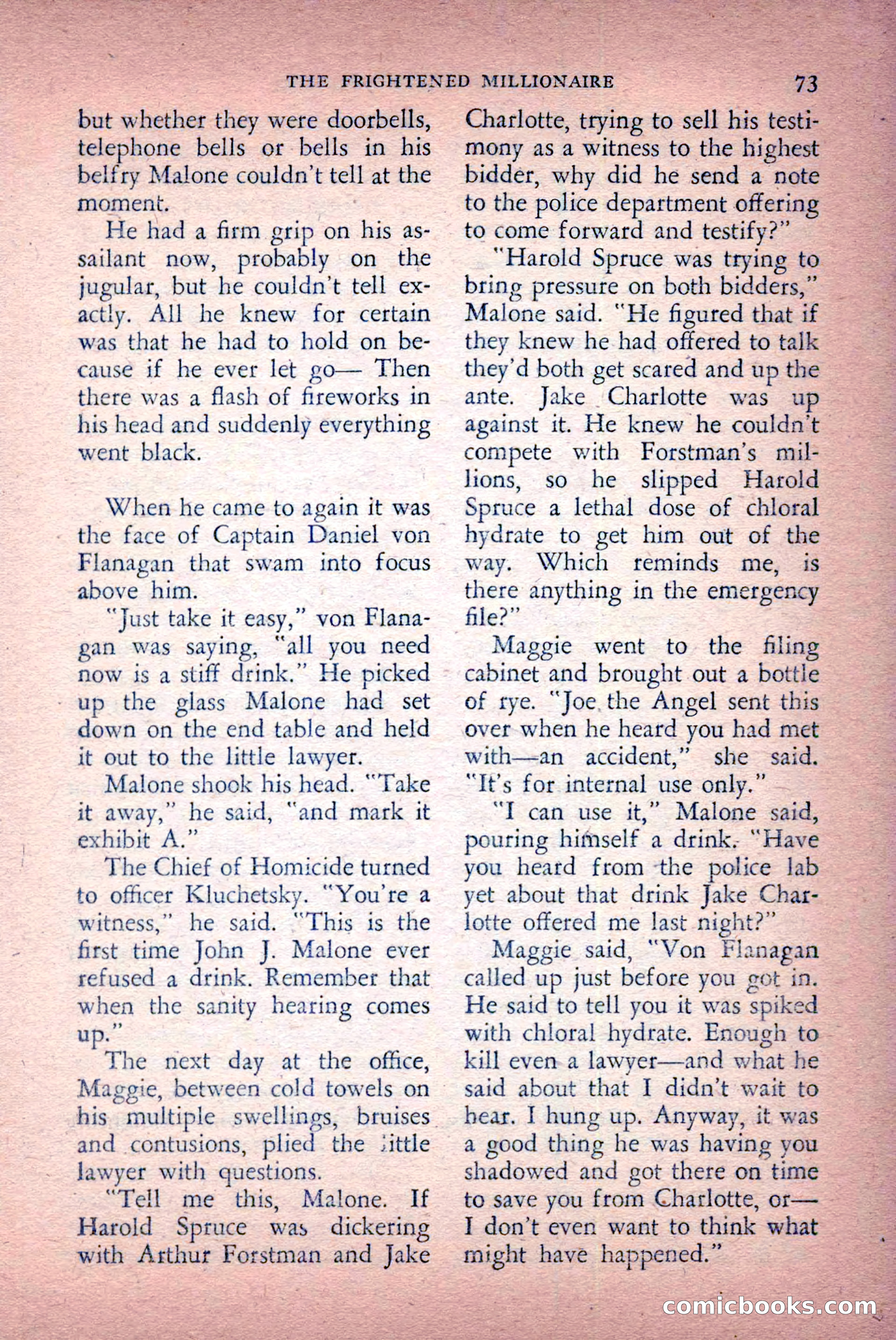 The Saint Detective Magazine, April 1956 — page 75 of 164