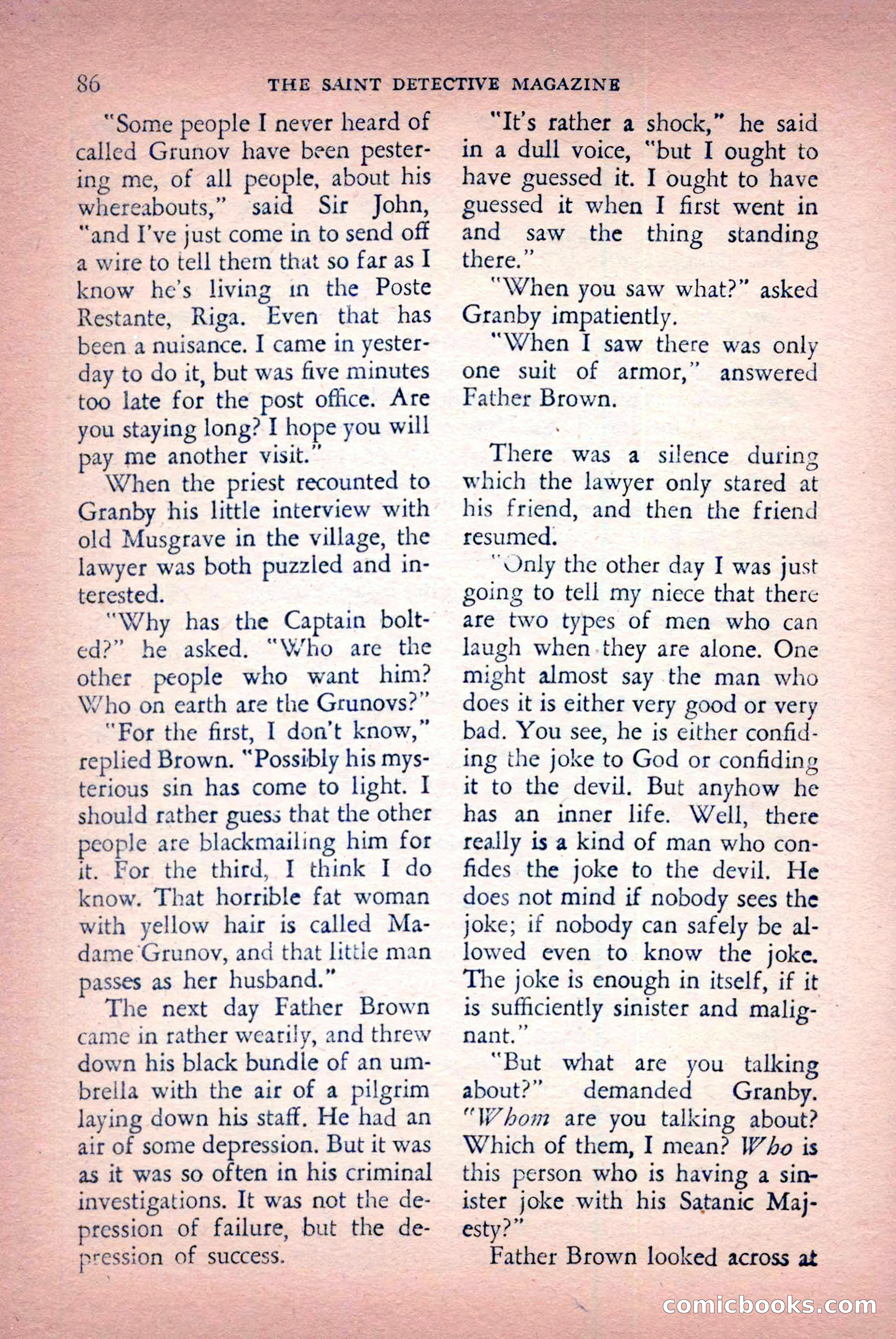 The Saint Detective Magazine, April 1956 — page 88 of 164