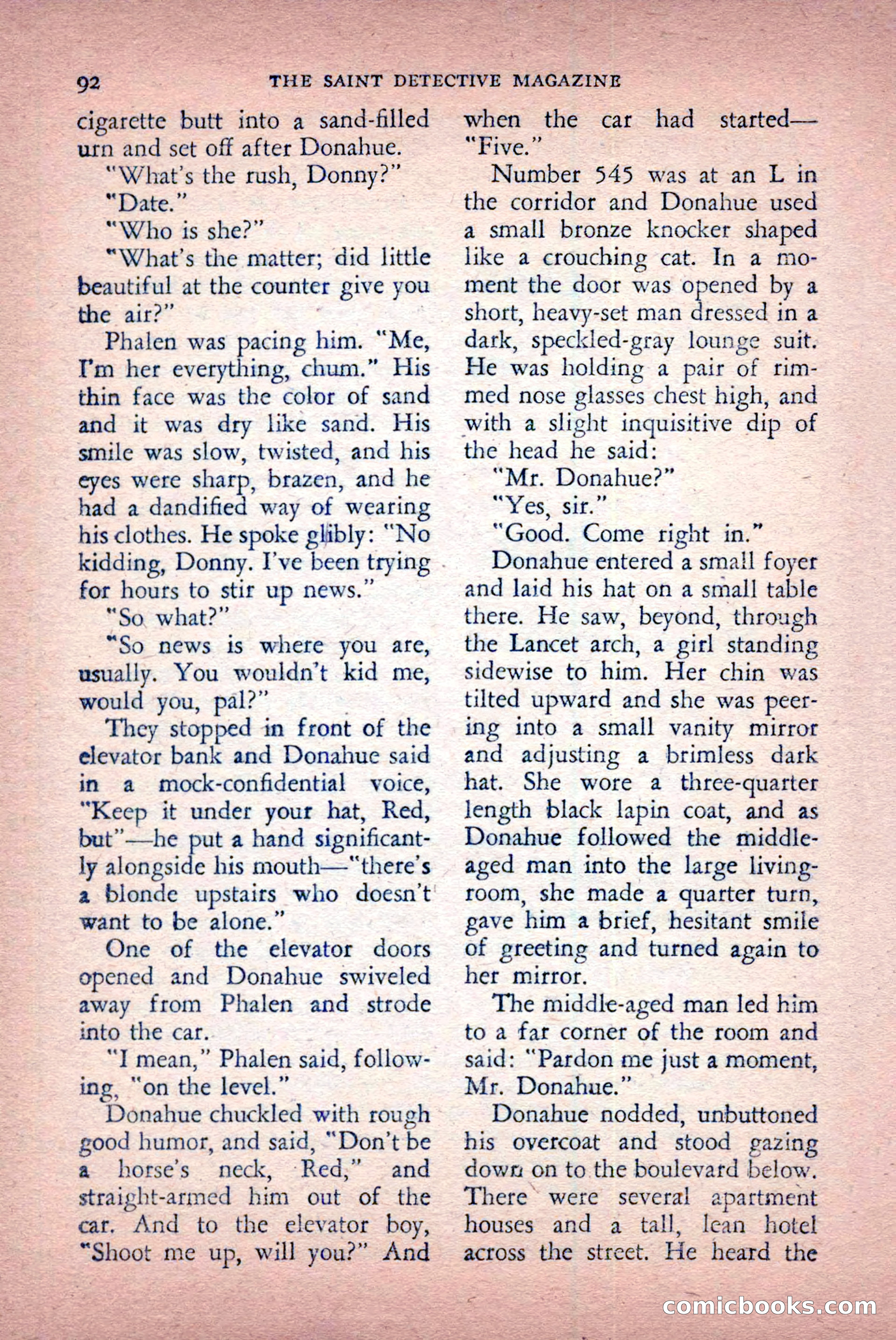 The Saint Detective Magazine, April 1956 — page 94 of 164