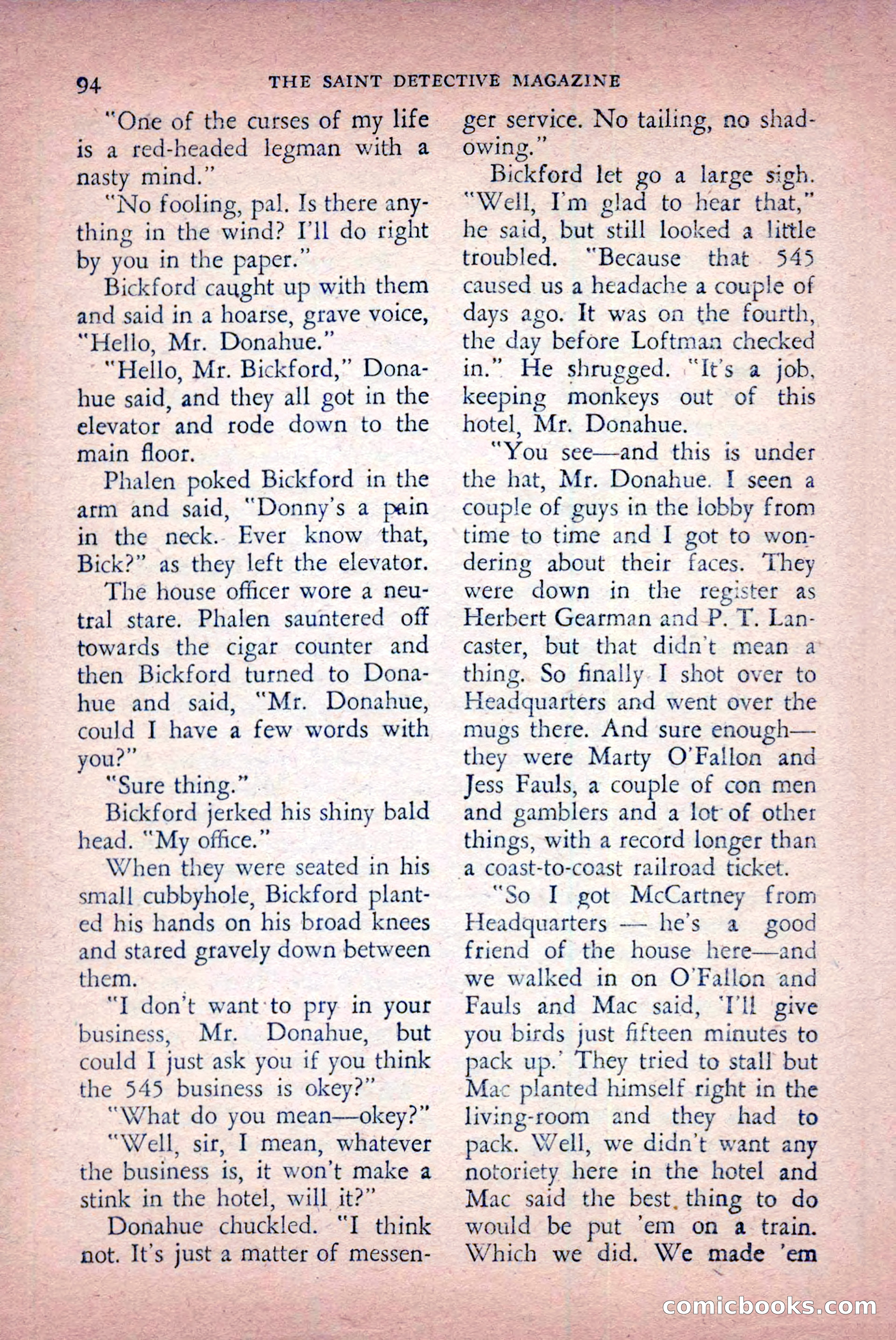 The Saint Detective Magazine, April 1956 — page 96 of 164