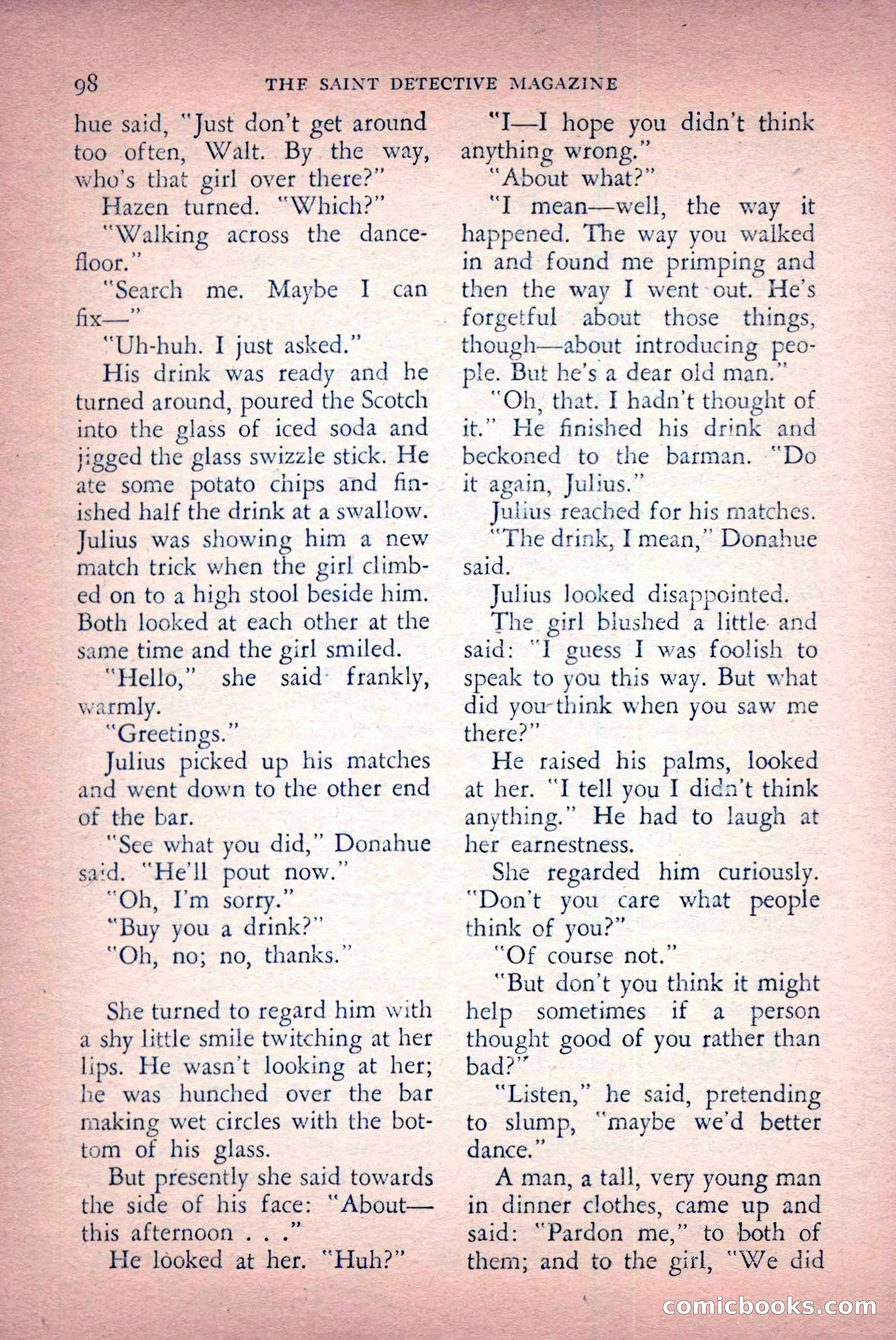 The Saint Detective Magazine, April 1956 — page 100 of 164