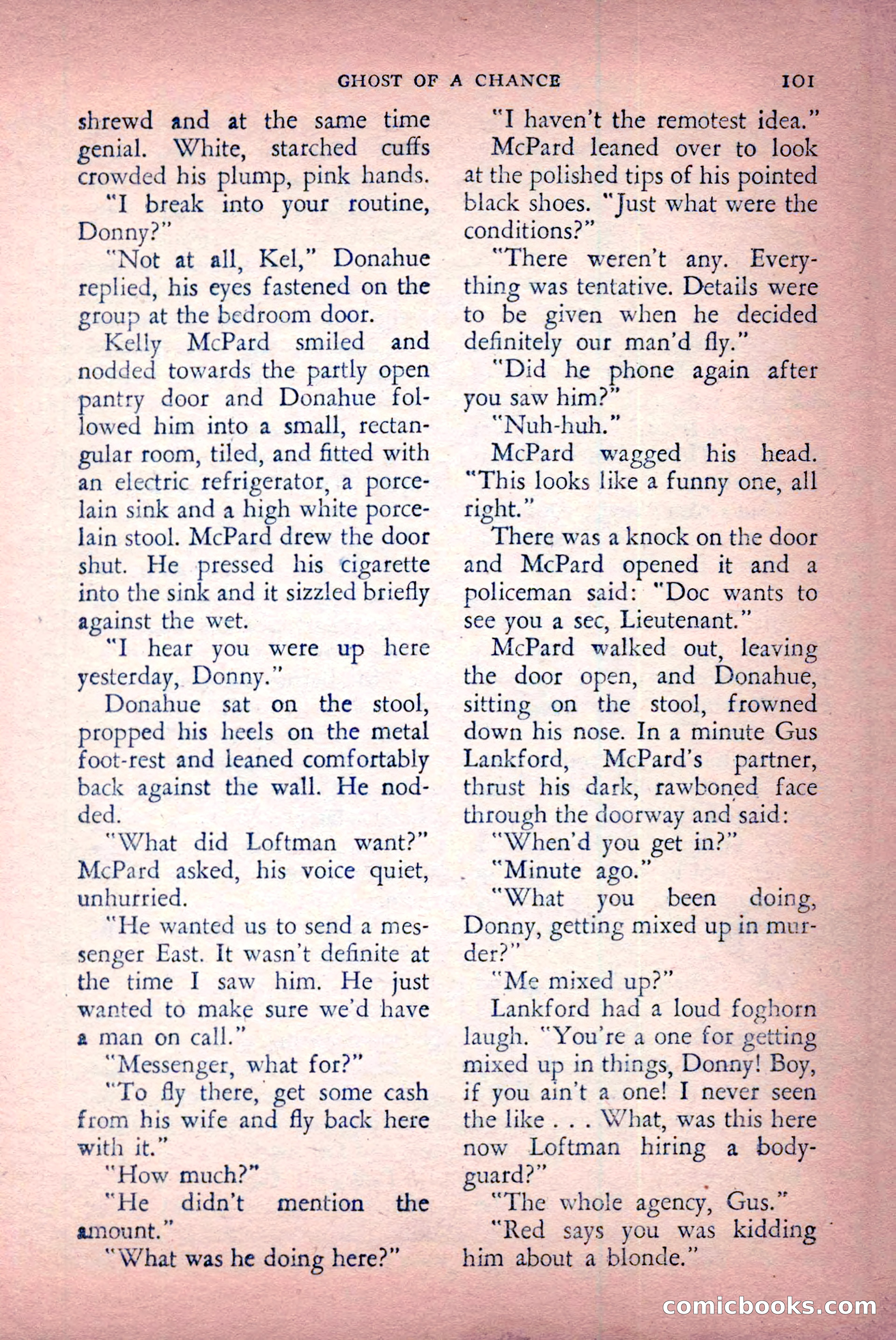 The Saint Detective Magazine, April 1956 — page 103 of 164