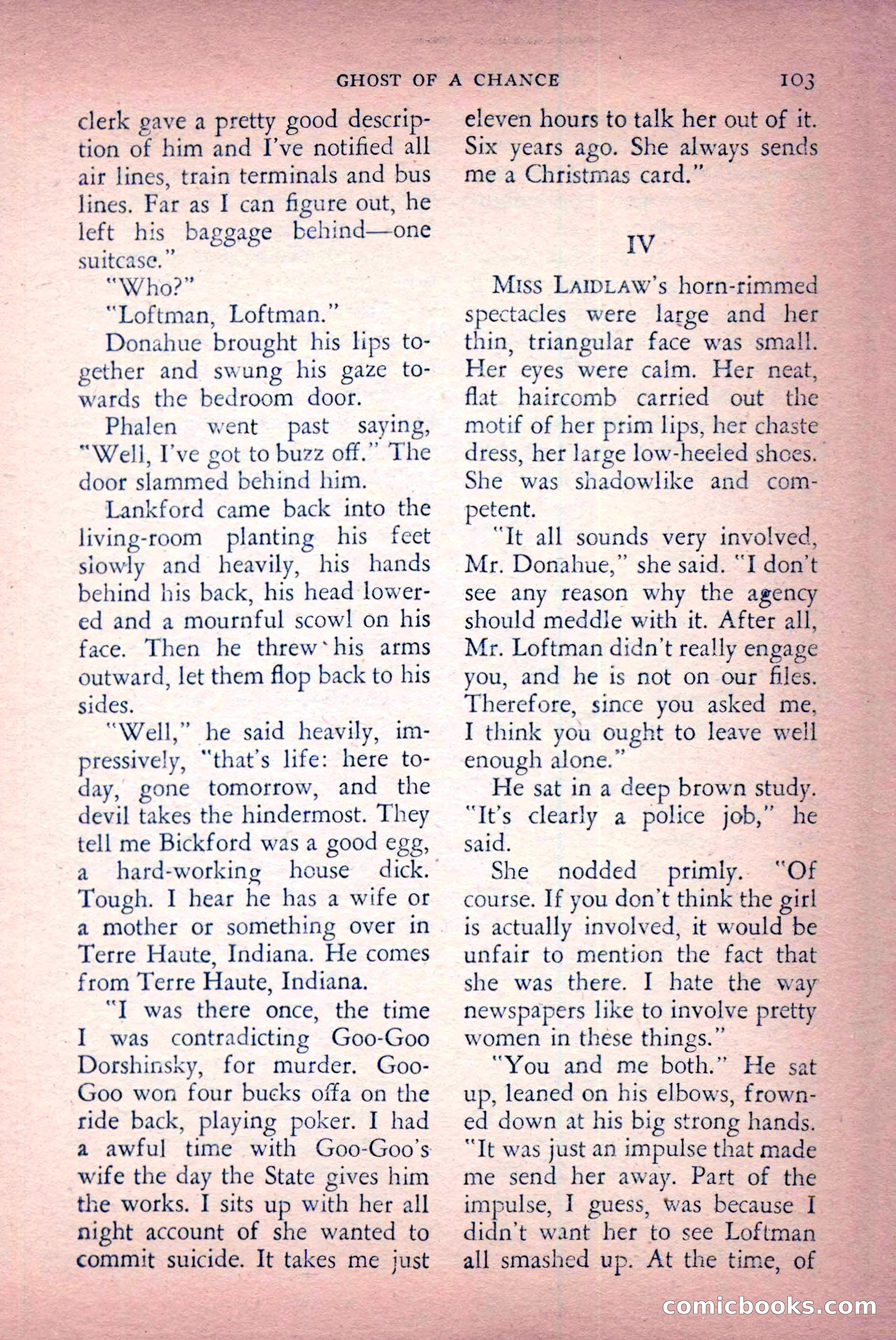 The Saint Detective Magazine, April 1956 — page 105 of 164
