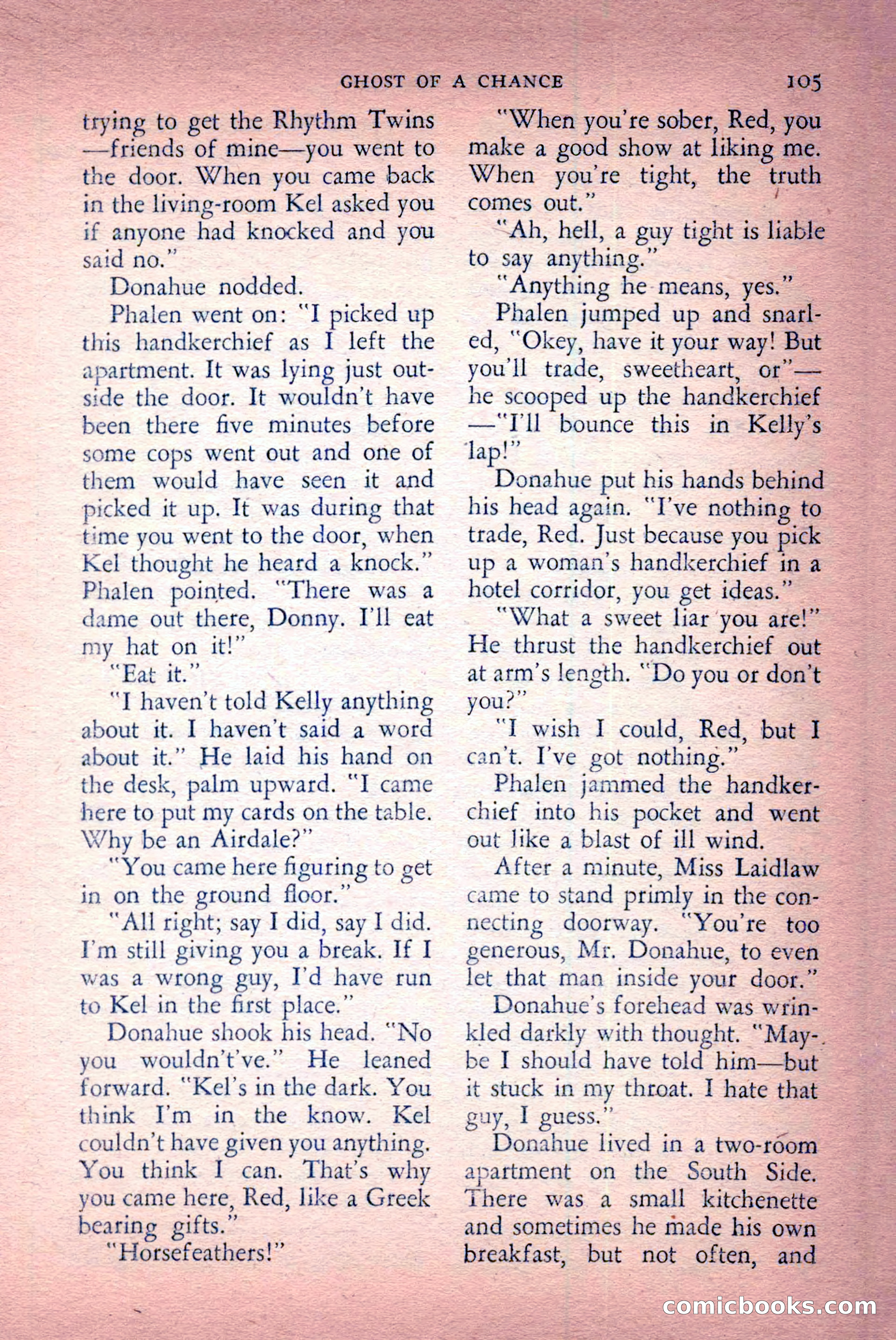 The Saint Detective Magazine, April 1956 — page 107 of 164