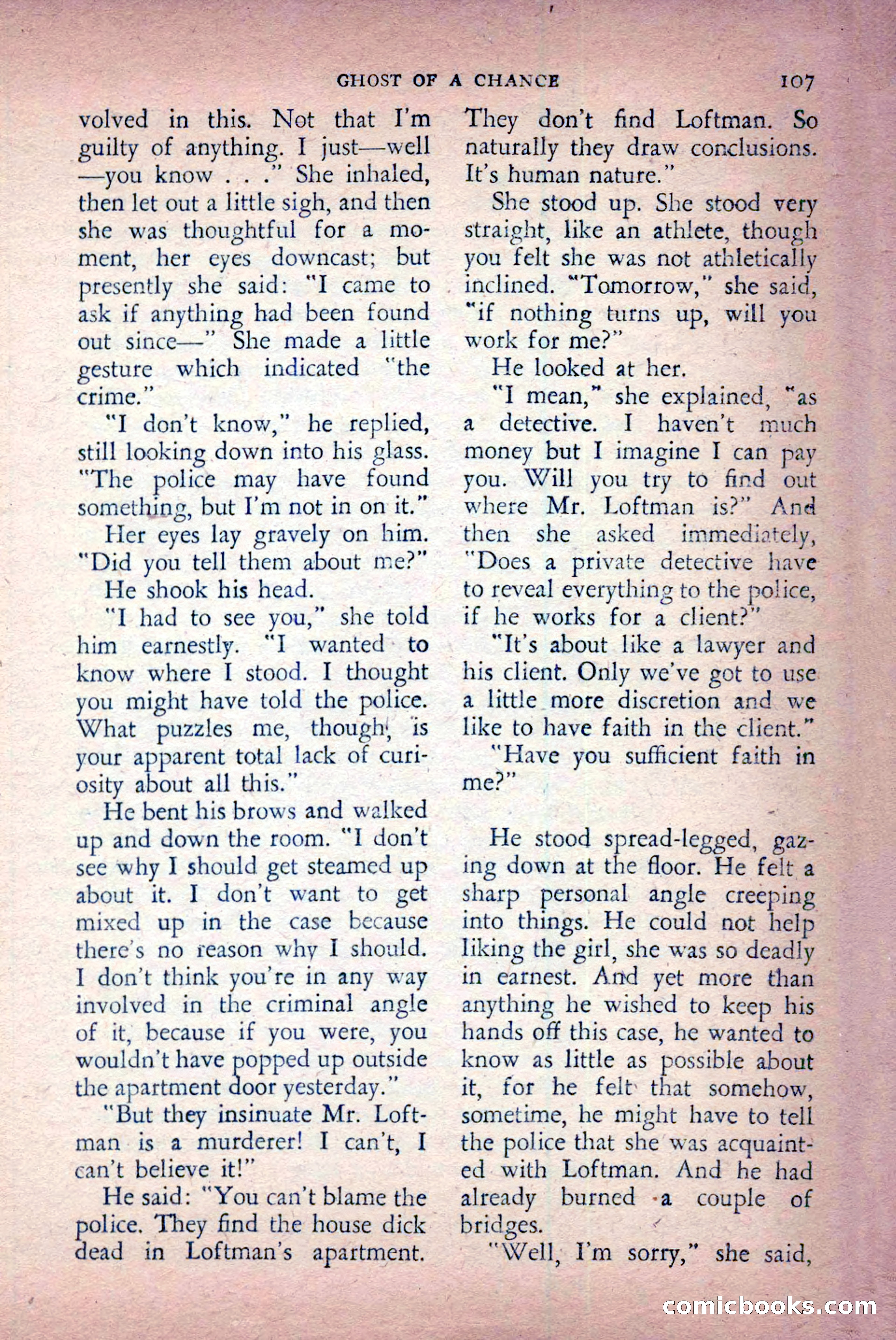 The Saint Detective Magazine, April 1956 — page 109 of 164