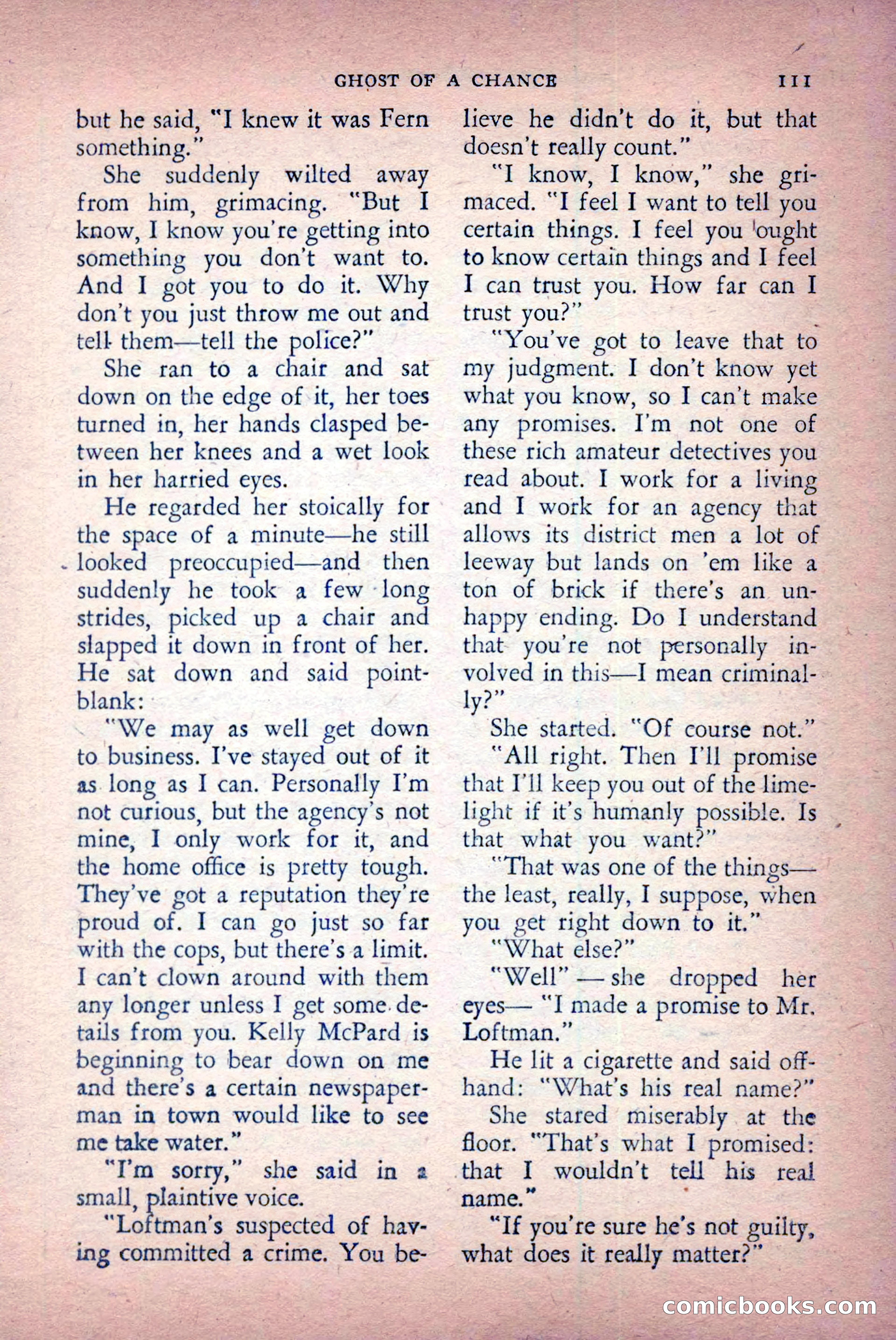 The Saint Detective Magazine, April 1956 — page 113 of 164