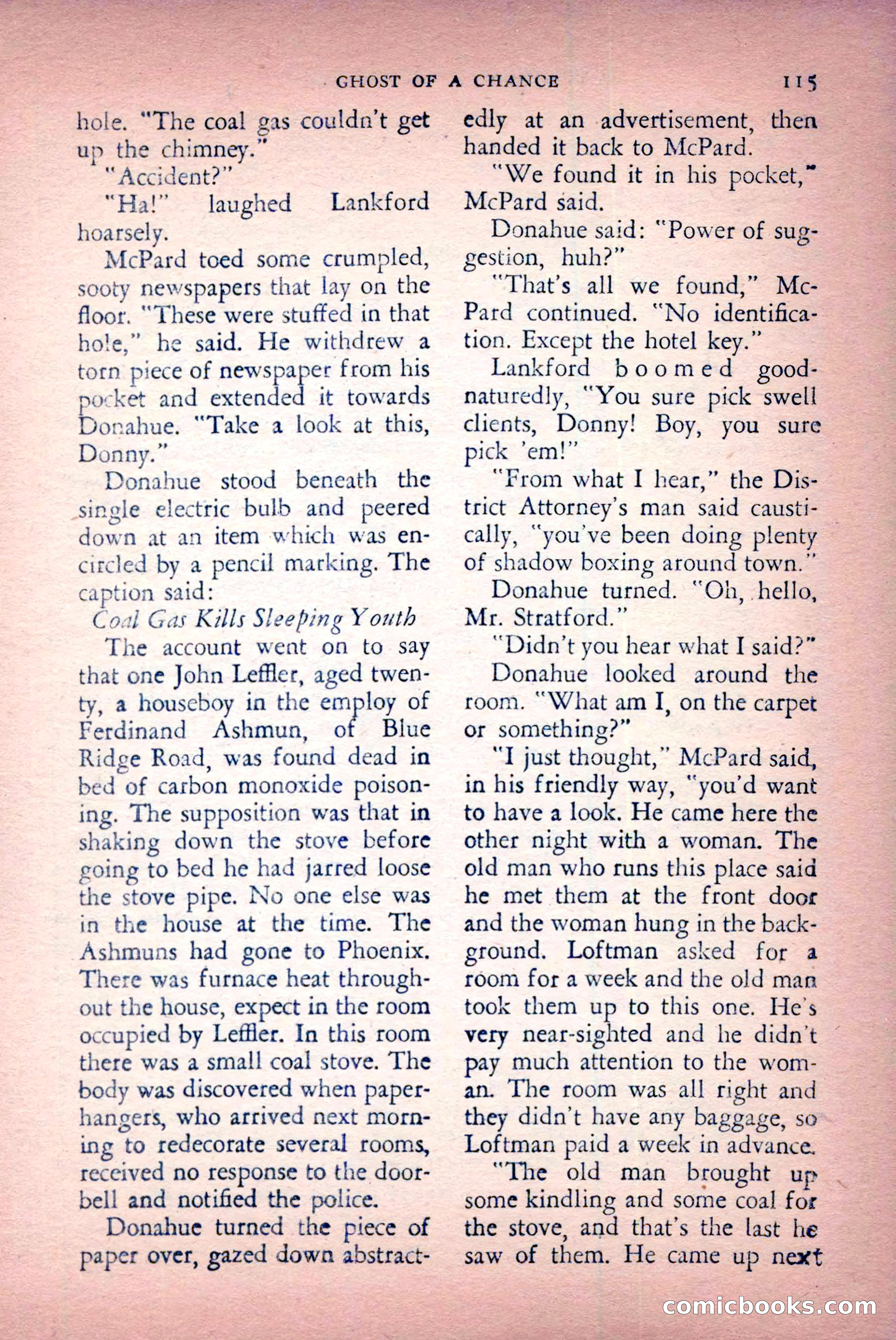 The Saint Detective Magazine, April 1956 — page 117 of 164