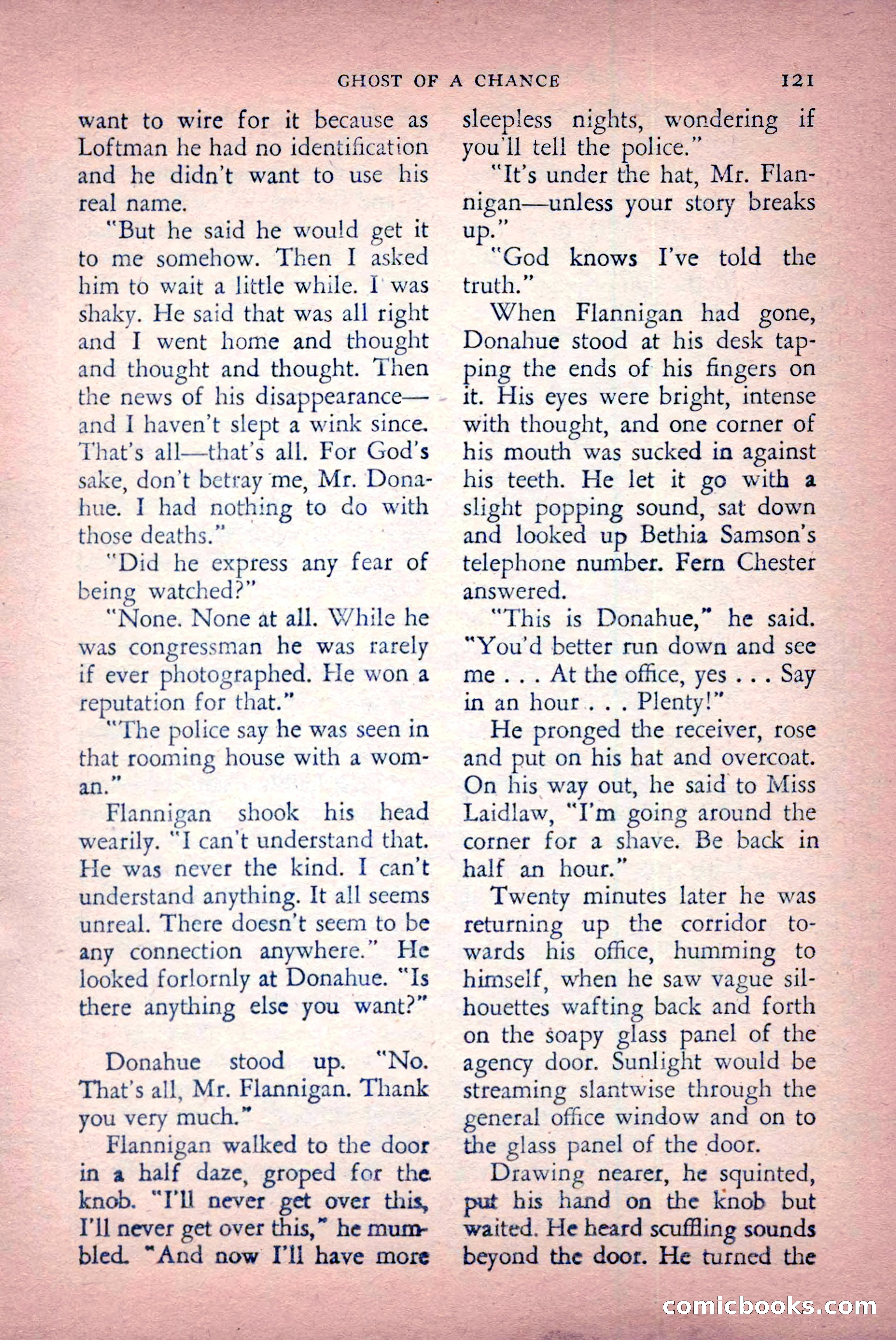 The Saint Detective Magazine, April 1956 — page 123 of 164