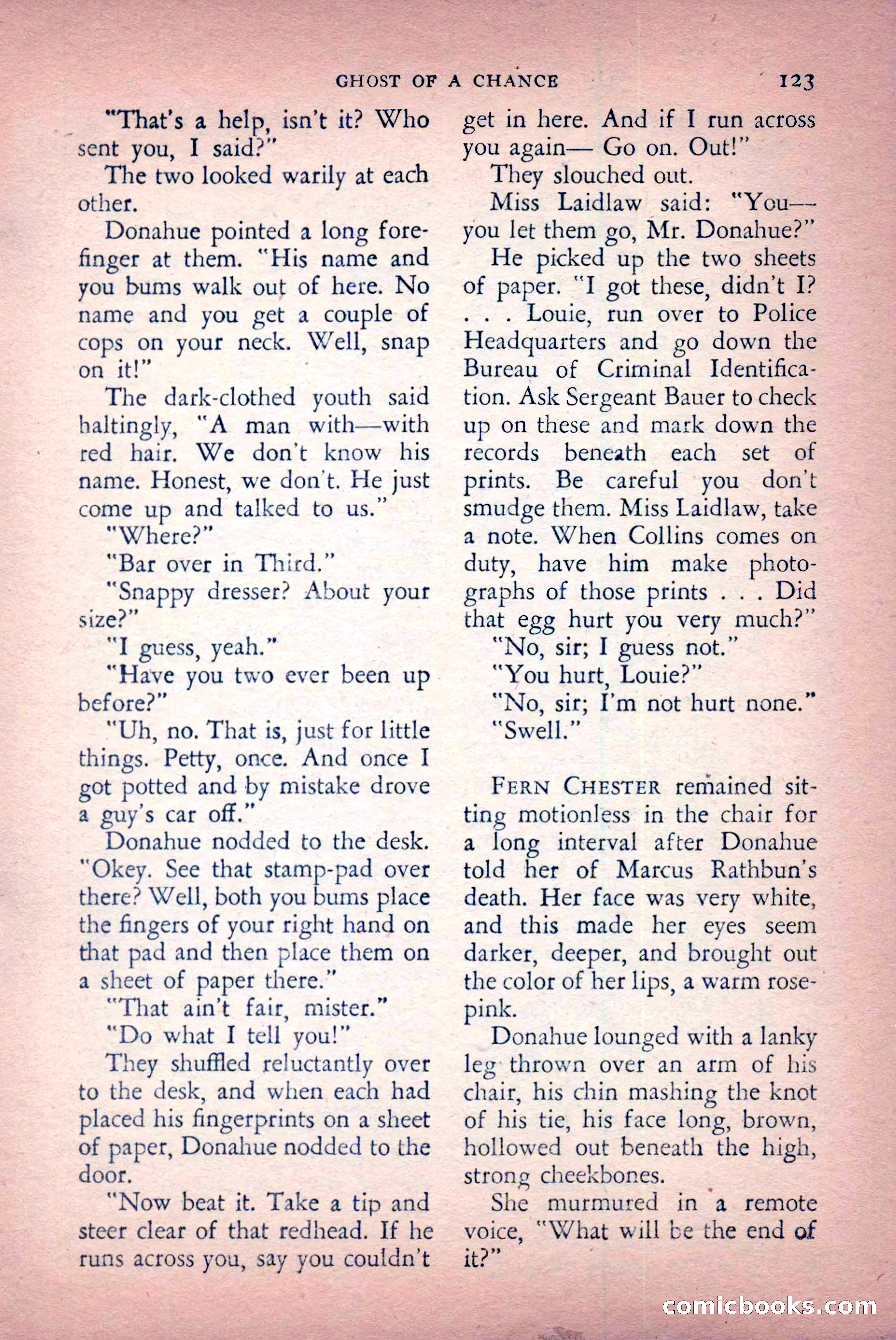 The Saint Detective Magazine, April 1956 — page 125 of 164