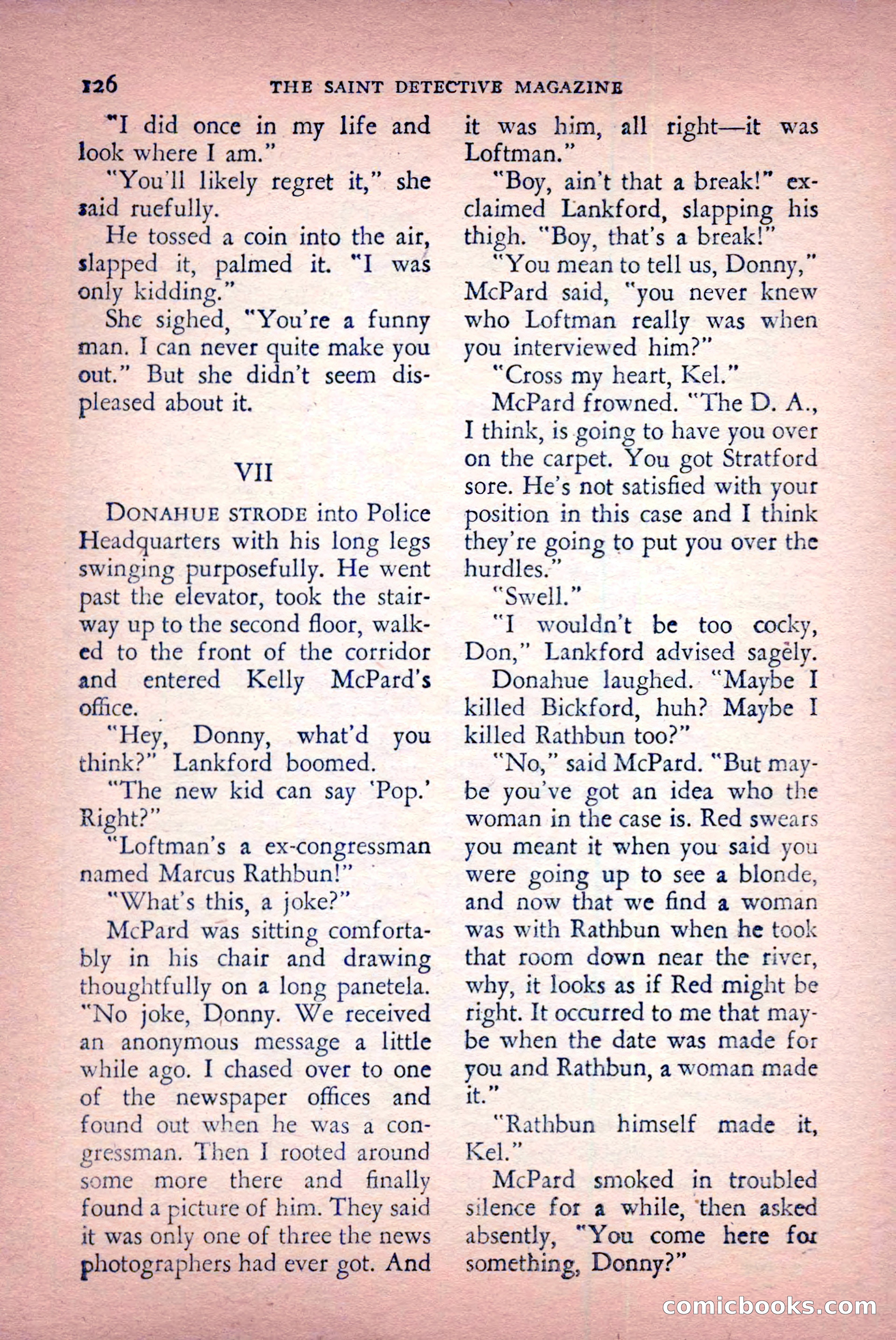 The Saint Detective Magazine, April 1956 — page 128 of 164