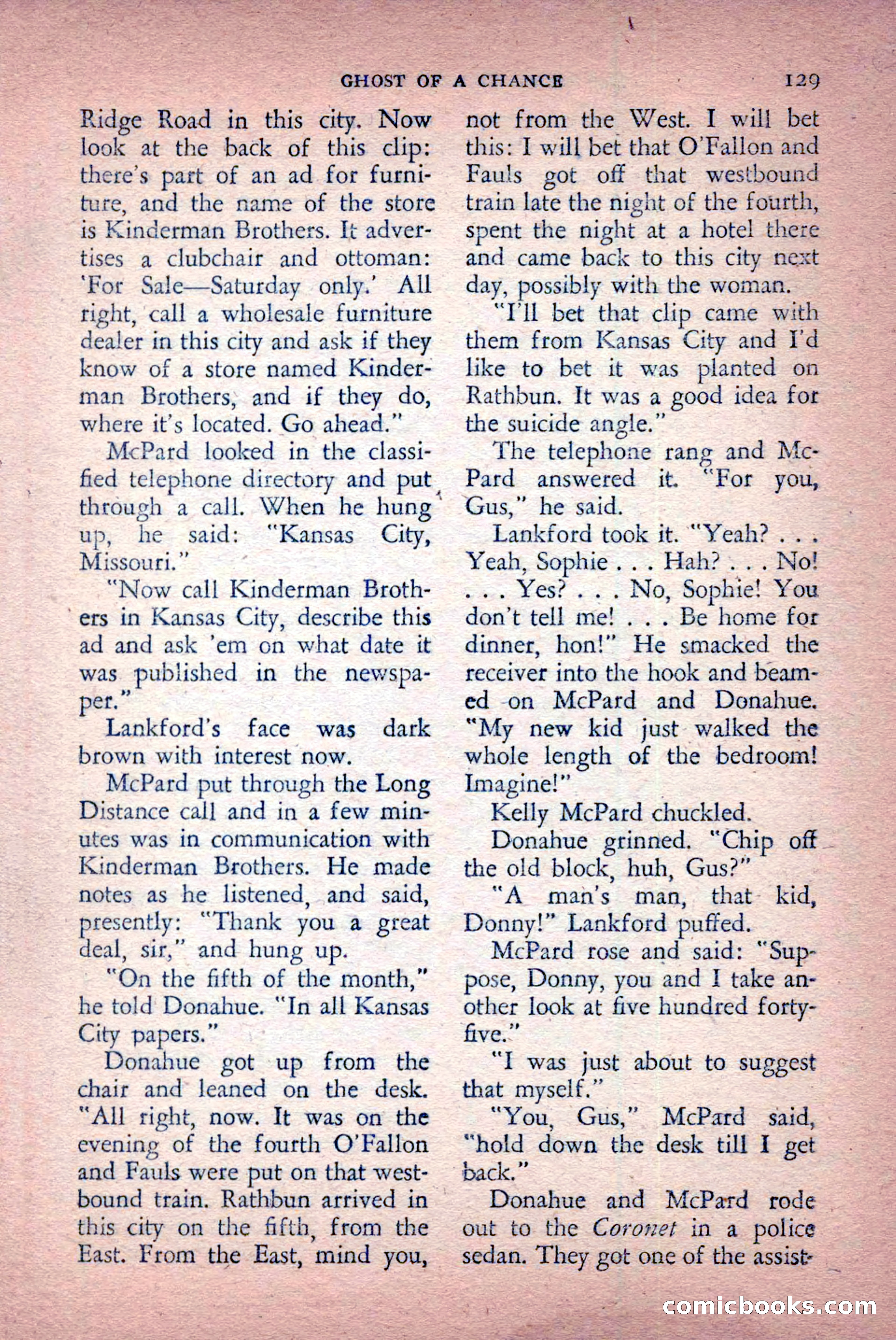 The Saint Detective Magazine, April 1956 — page 131 of 164