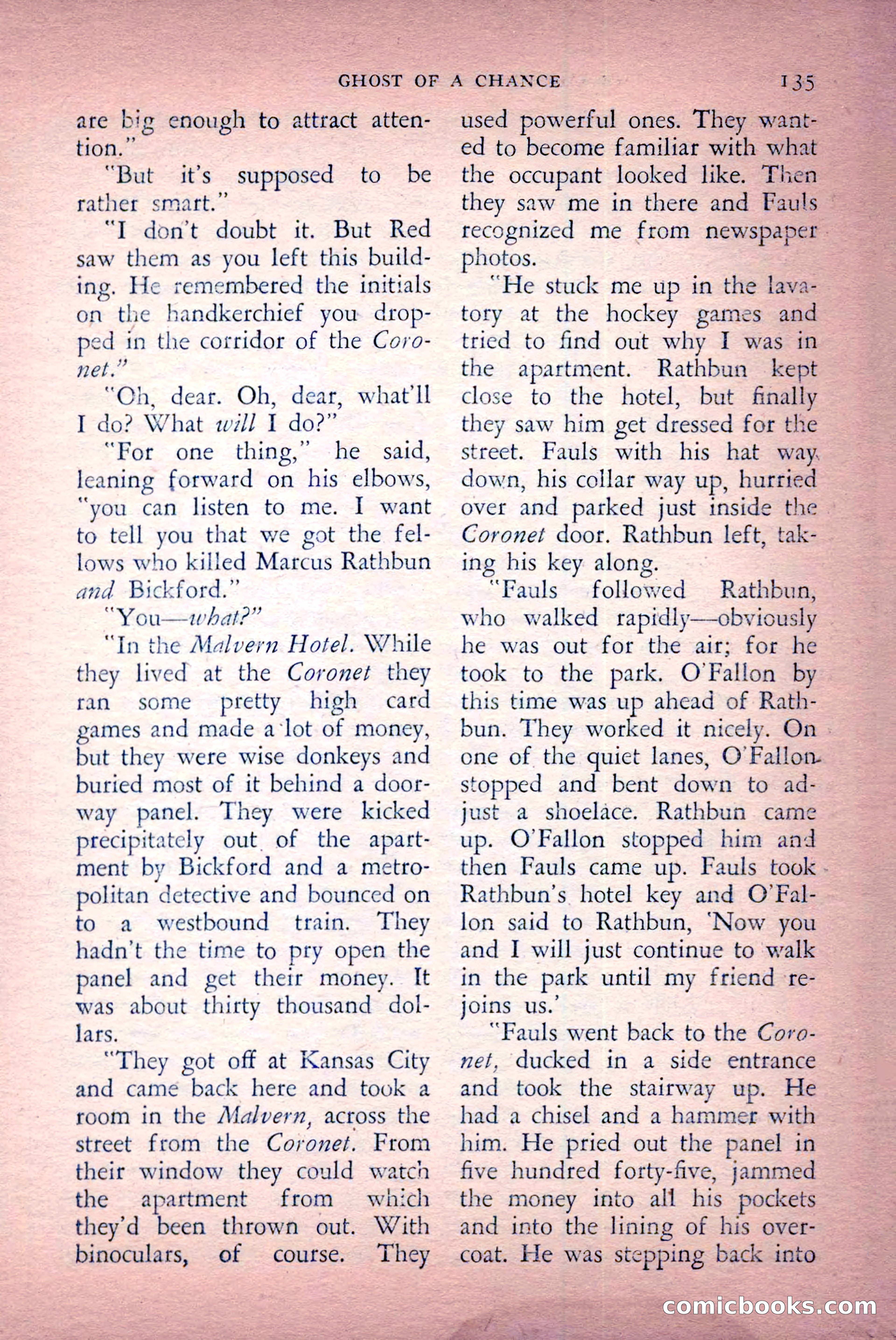 The Saint Detective Magazine, April 1956 — page 137 of 164
