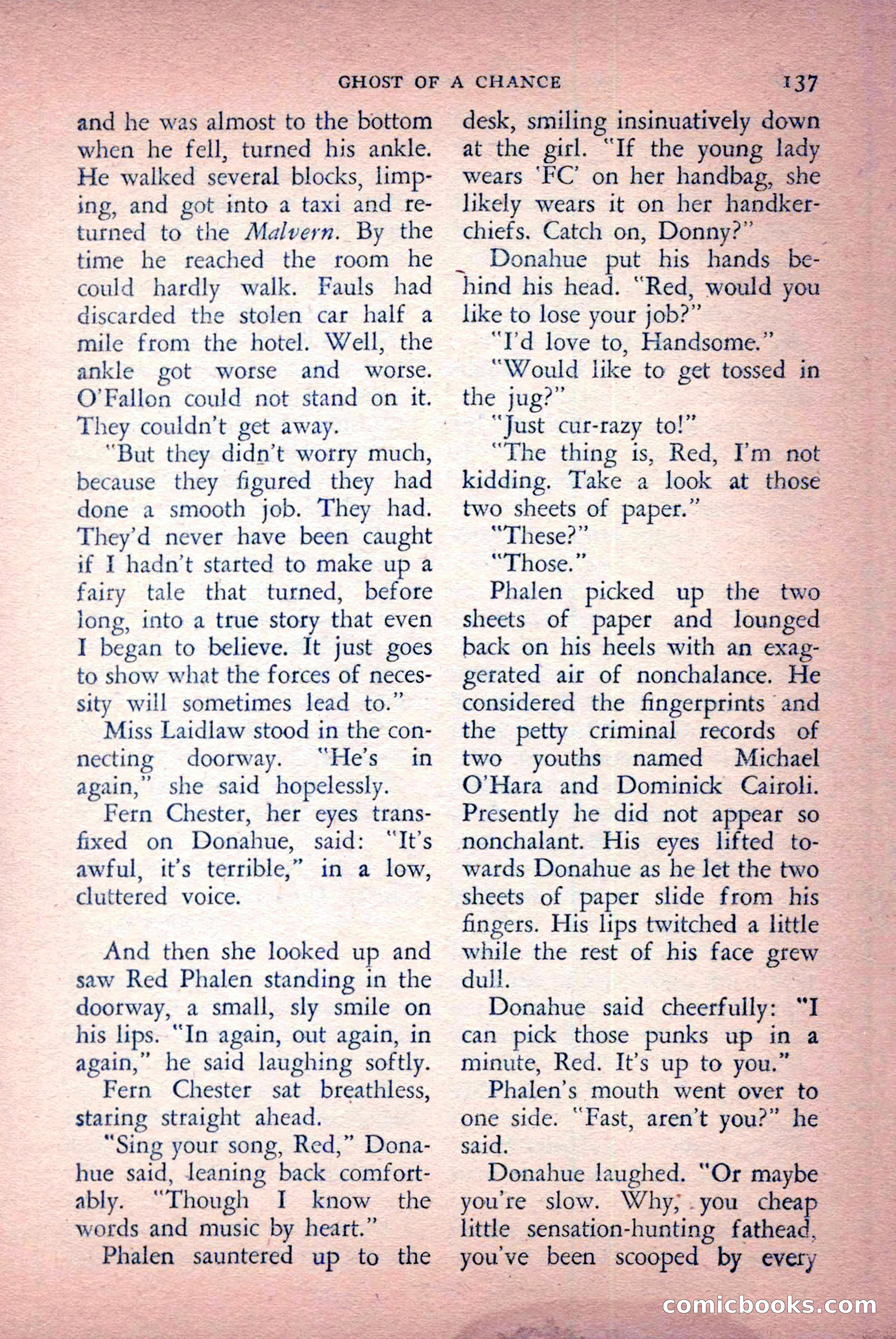 The Saint Detective Magazine, April 1956 — page 139 of 164