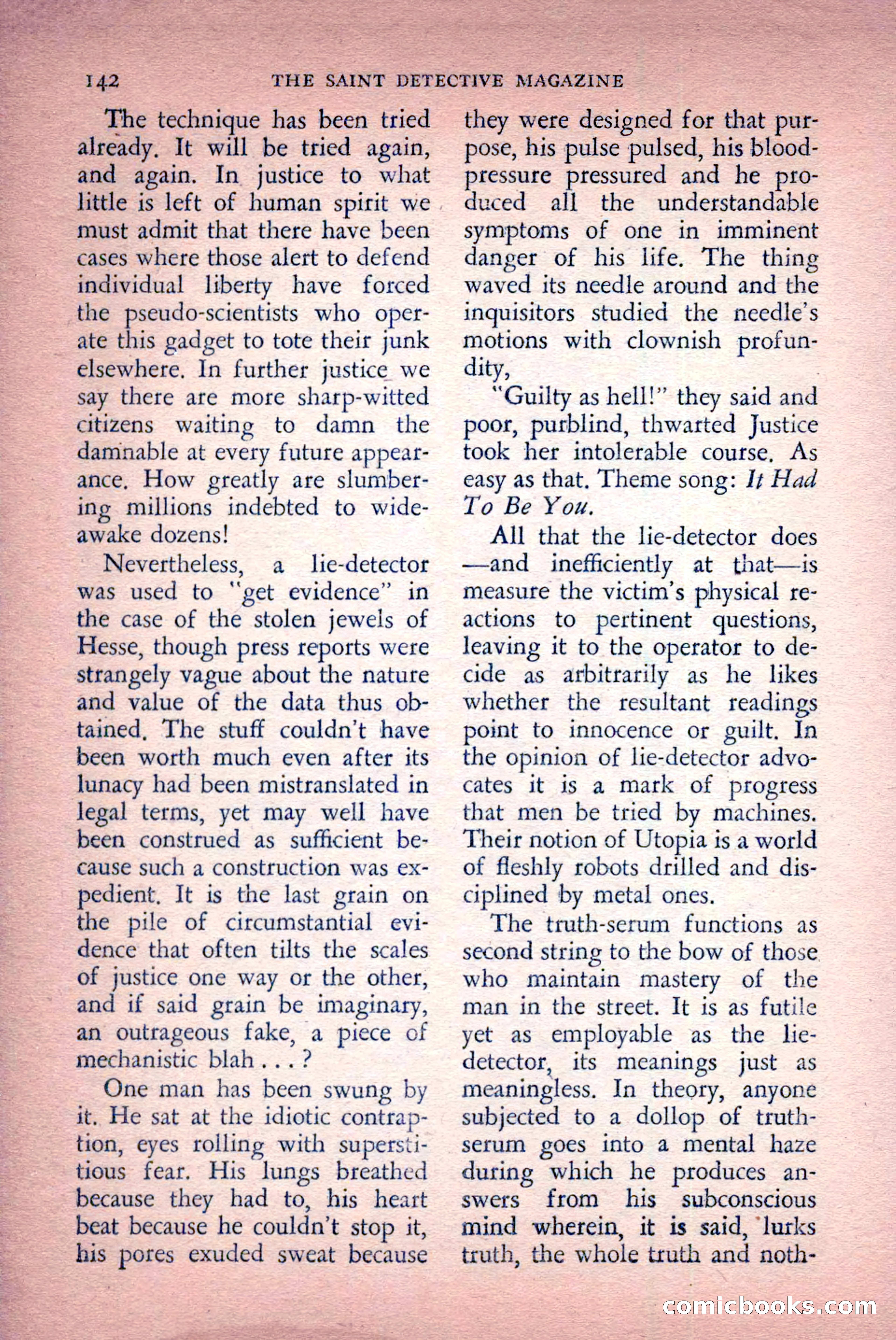 The Saint Detective Magazine, April 1956 — page 144 of 164