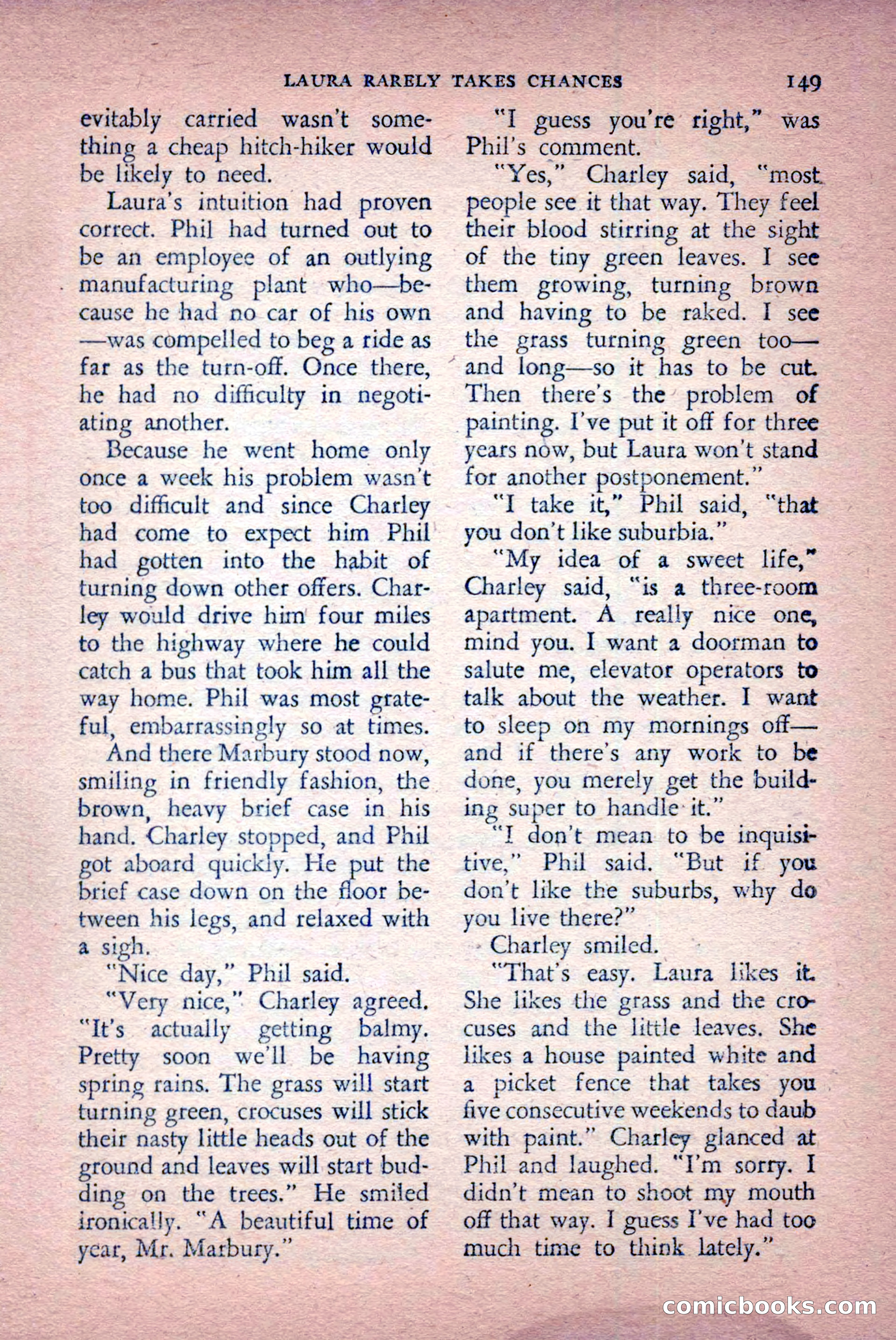 The Saint Detective Magazine, April 1956 — page 151 of 164