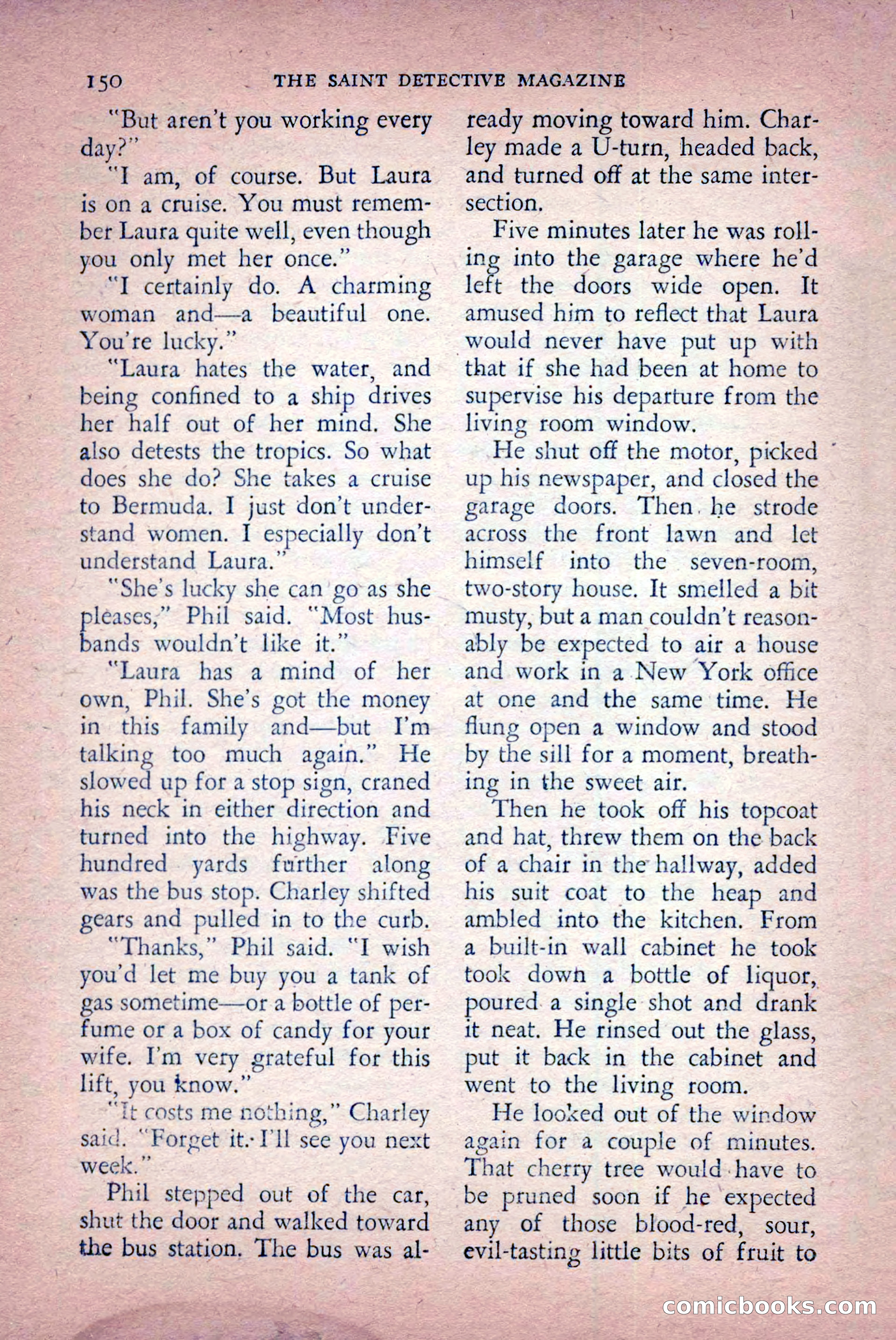 The Saint Detective Magazine, April 1956 — page 152 of 164