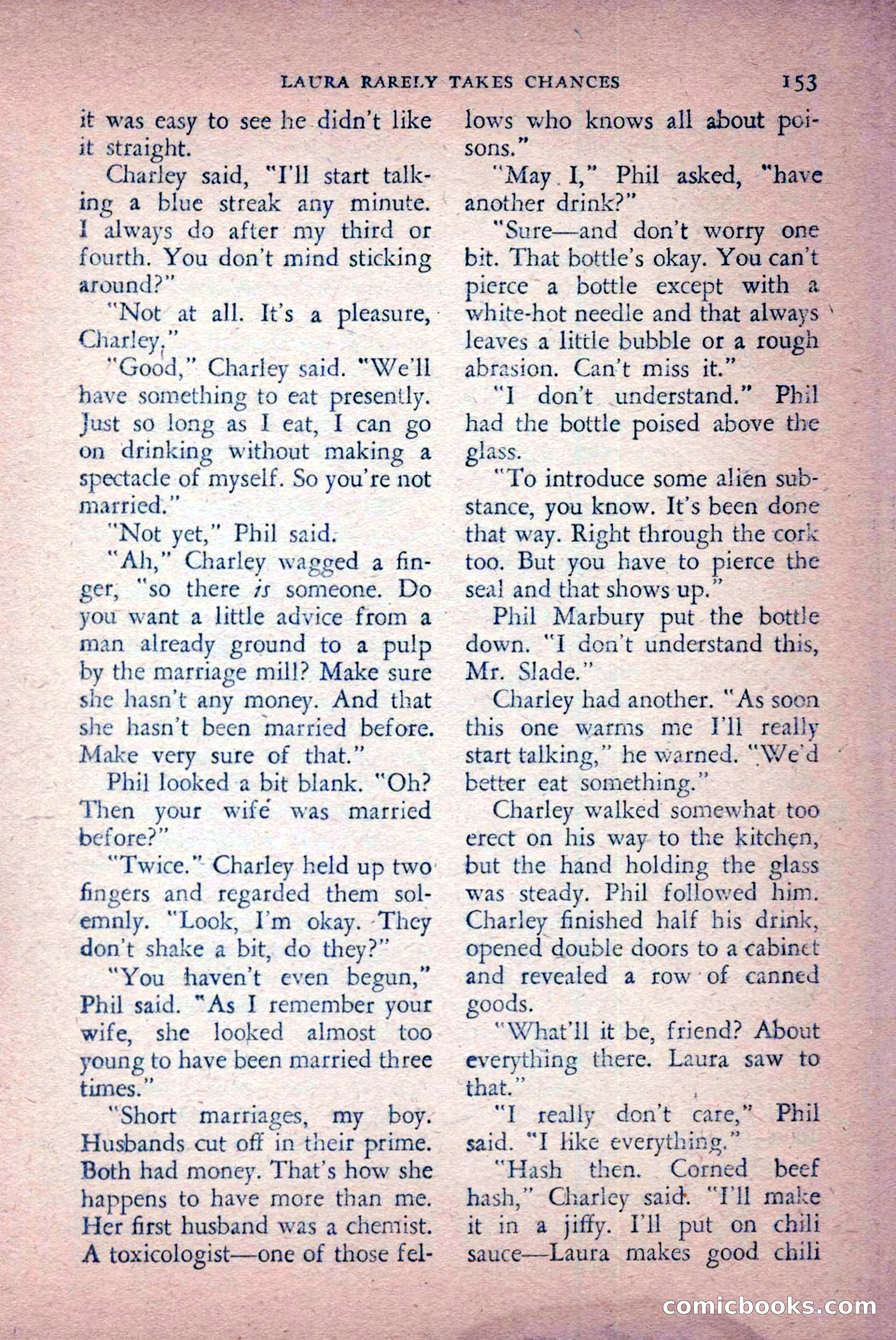 The Saint Detective Magazine, April 1956 — page 155 of 164