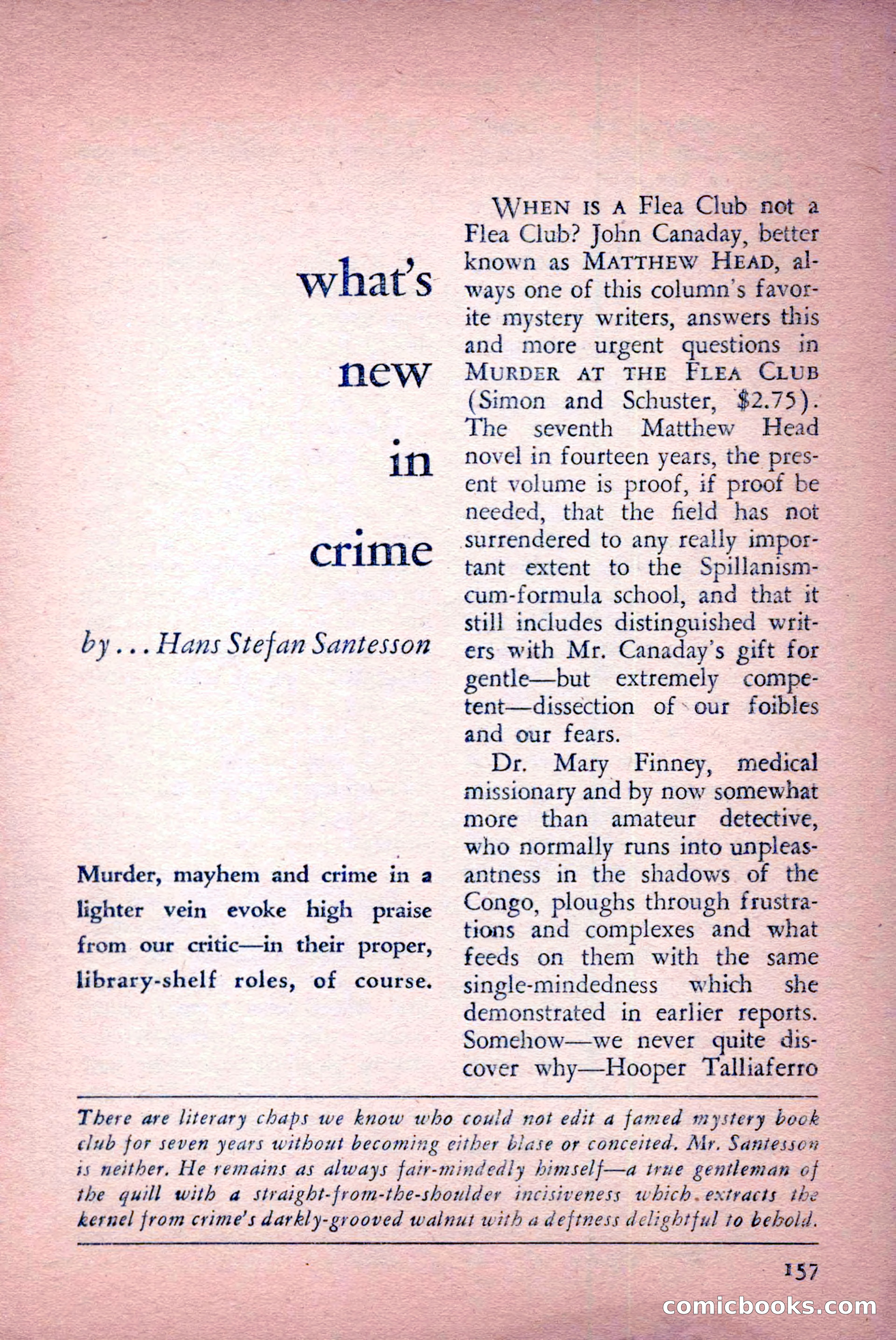 The Saint Detective Magazine, April 1956 — page 159 of 164