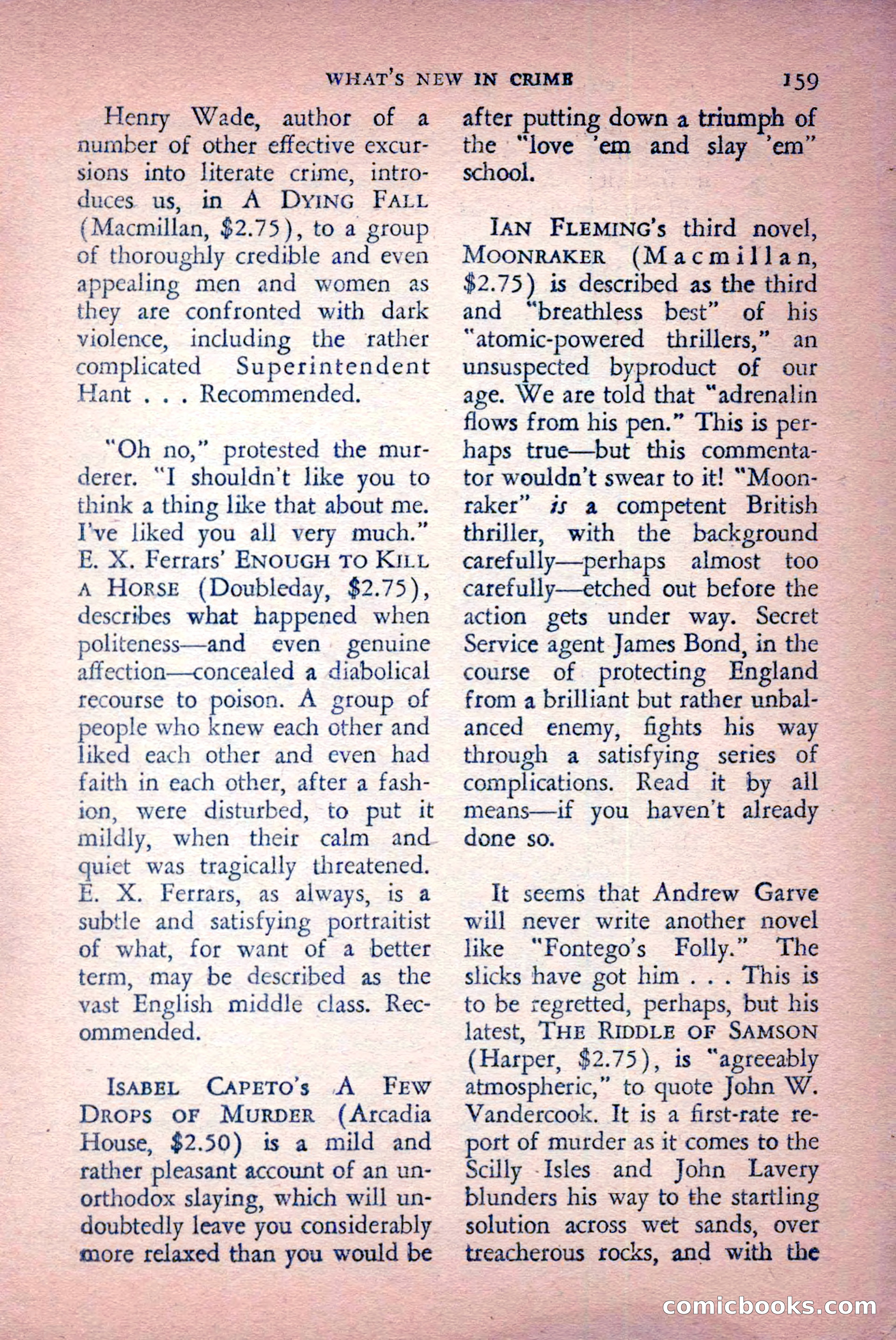 The Saint Detective Magazine, April 1956 — page 161 of 164