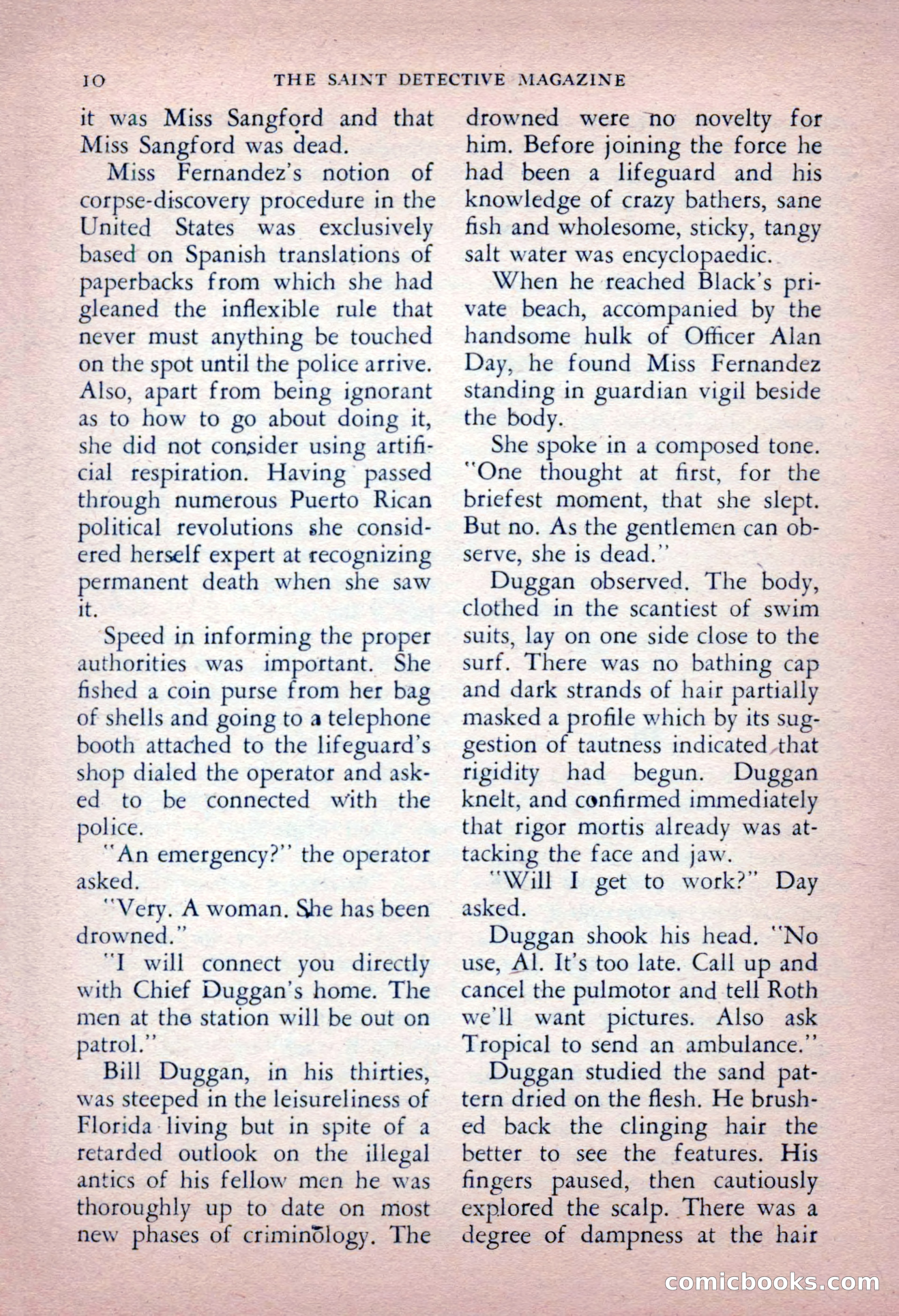 The Saint Detective Magazine, May 1956 — page 12 of 164