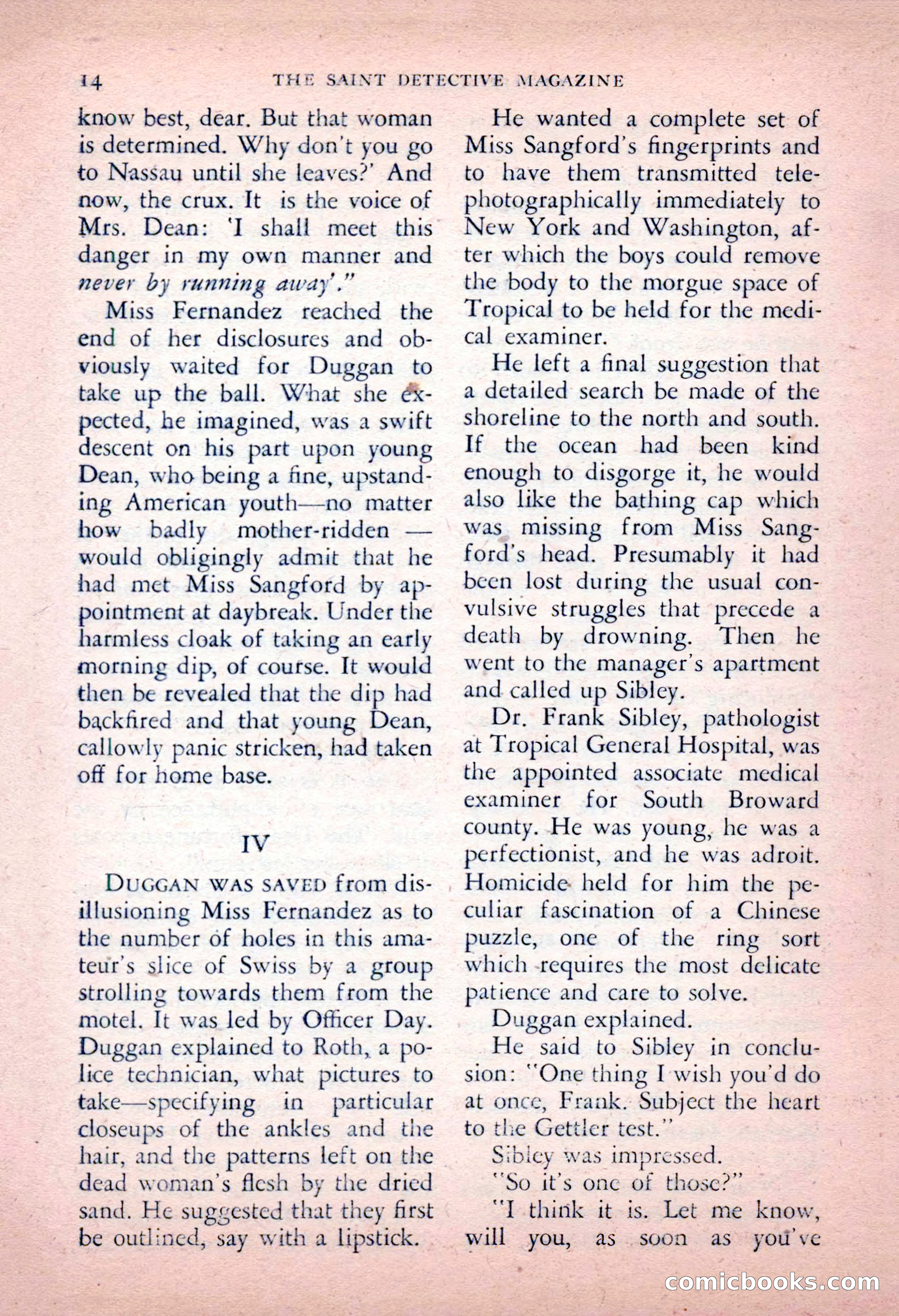 The Saint Detective Magazine, May 1956 — page 16 of 164