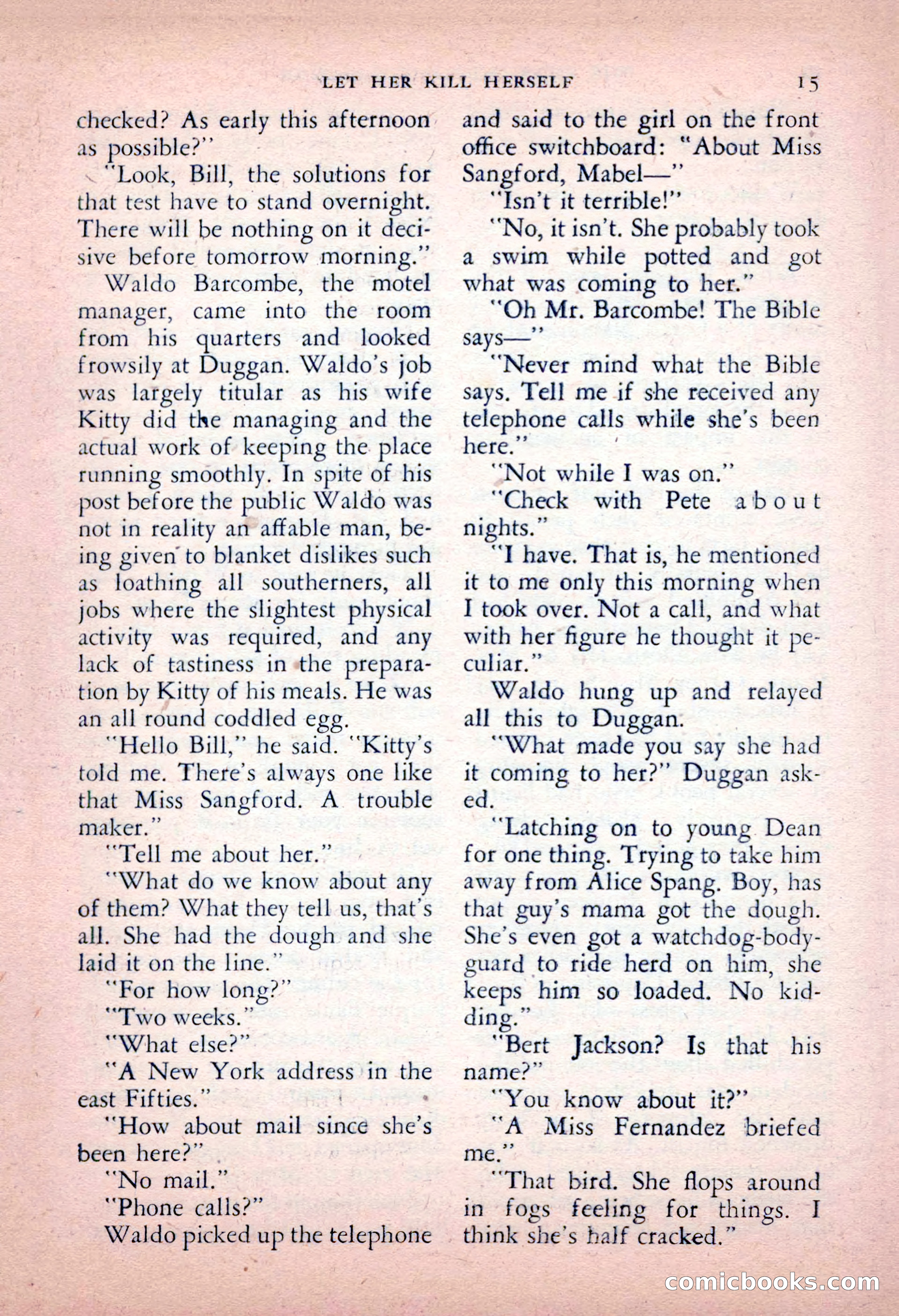 The Saint Detective Magazine, May 1956 — page 17 of 164
