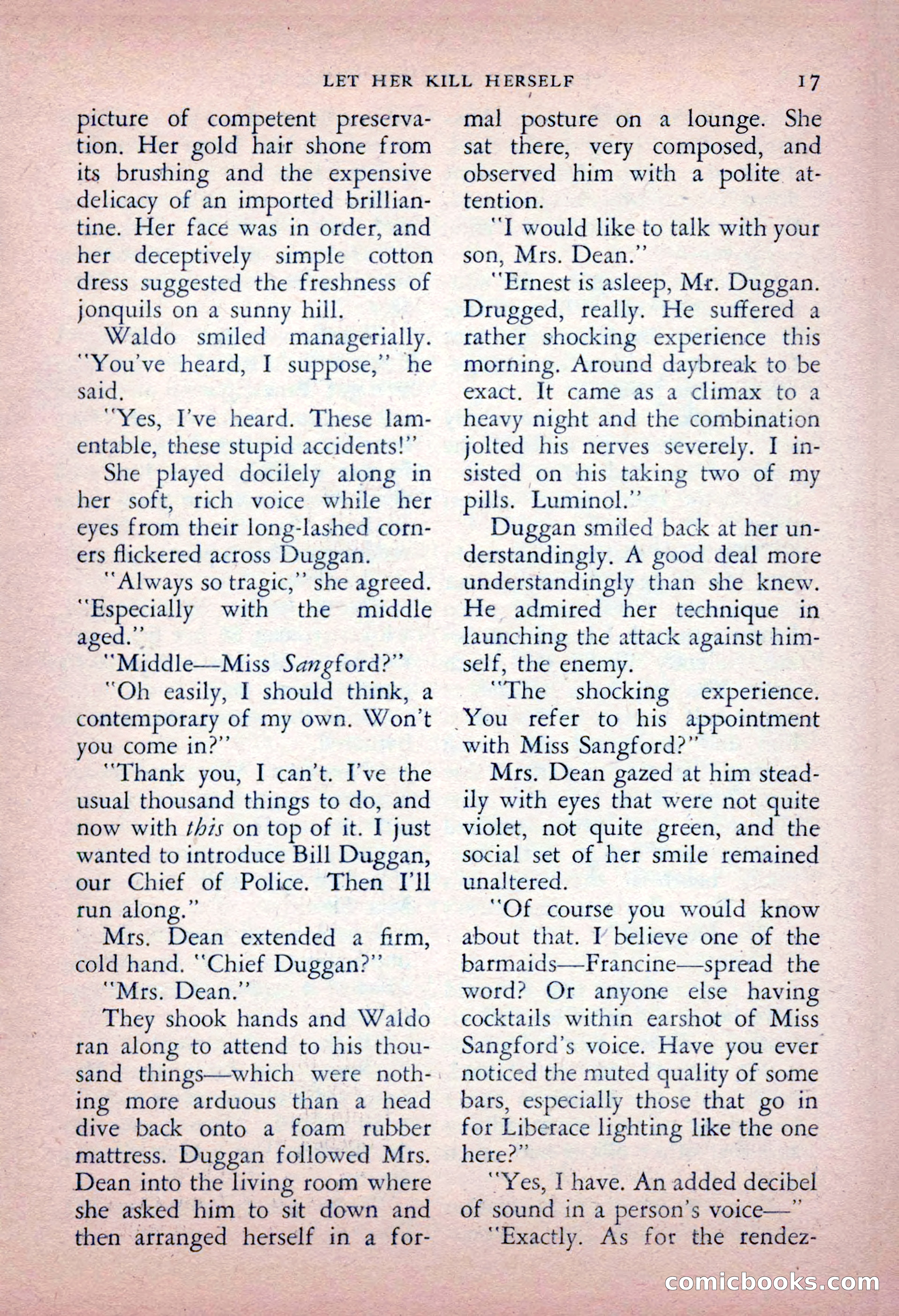 The Saint Detective Magazine, May 1956 — page 19 of 164