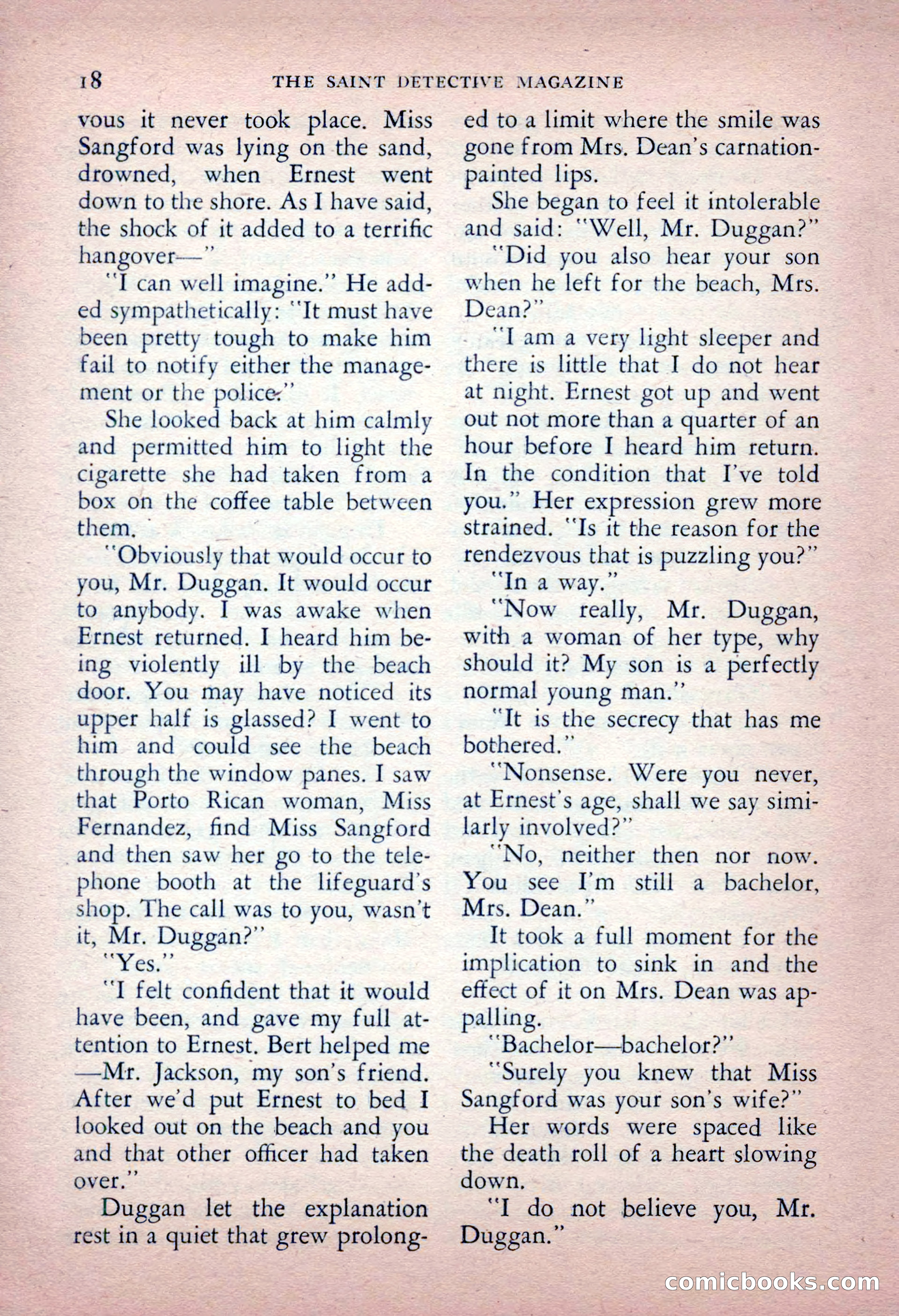 The Saint Detective Magazine, May 1956 — page 20 of 164