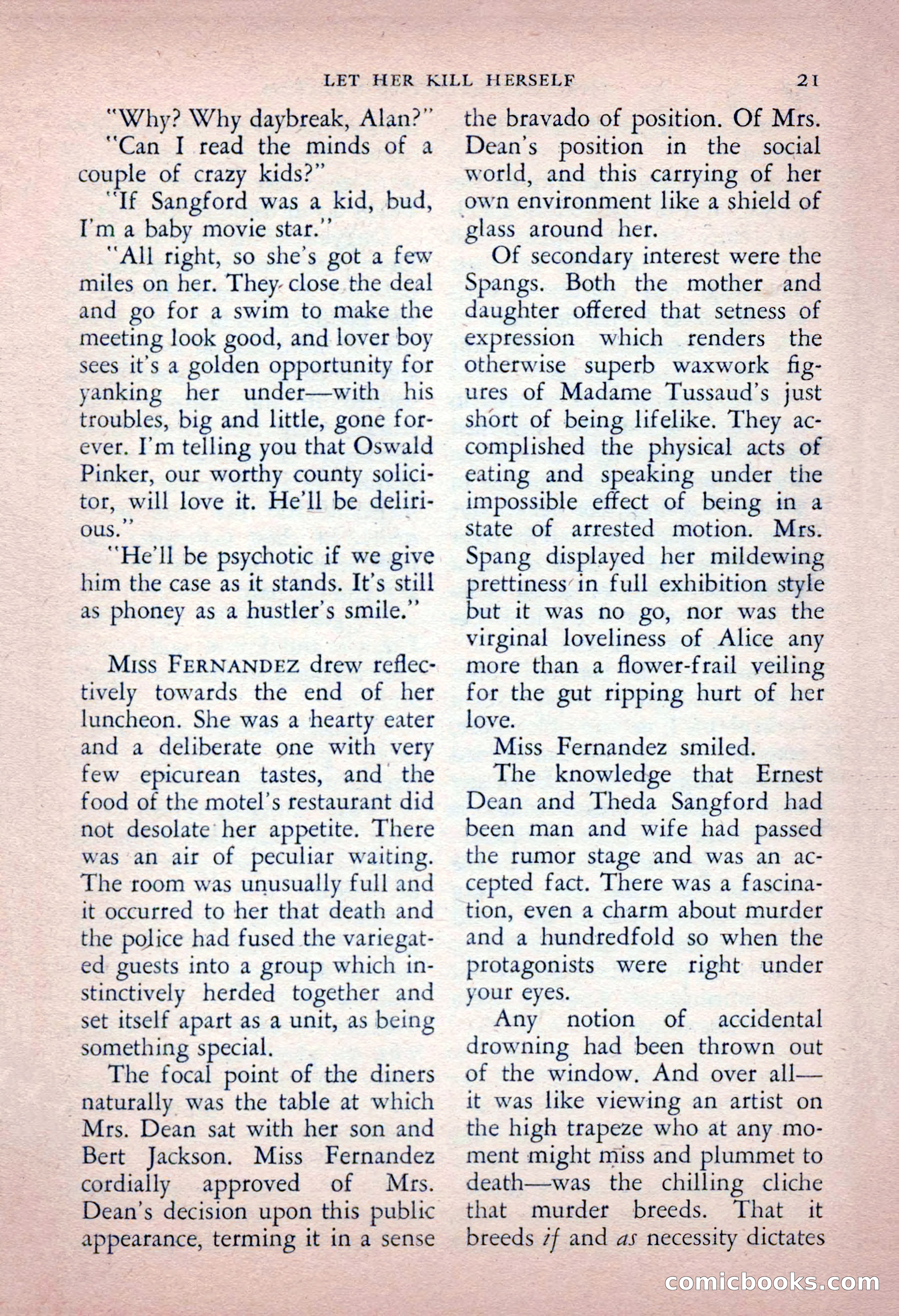 The Saint Detective Magazine, May 1956 — page 23 of 164